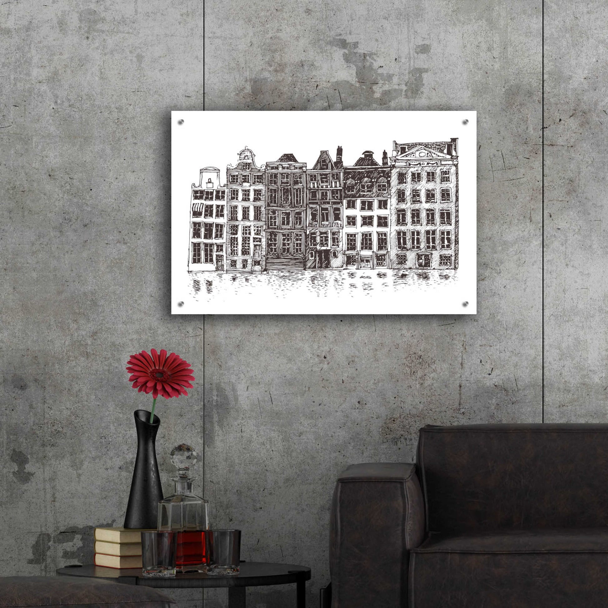 Epic Art 'Amsterdam II' by Incado, Acrylic Glass Wall Art,36x24