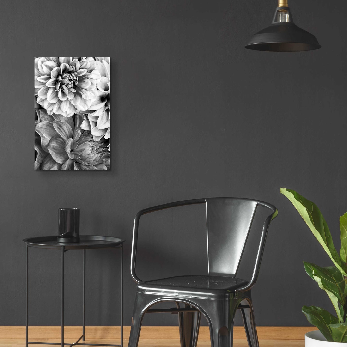 Epic Art 'B&W Flower 2' by Incado, Acrylic Glass Wall Art,16x24