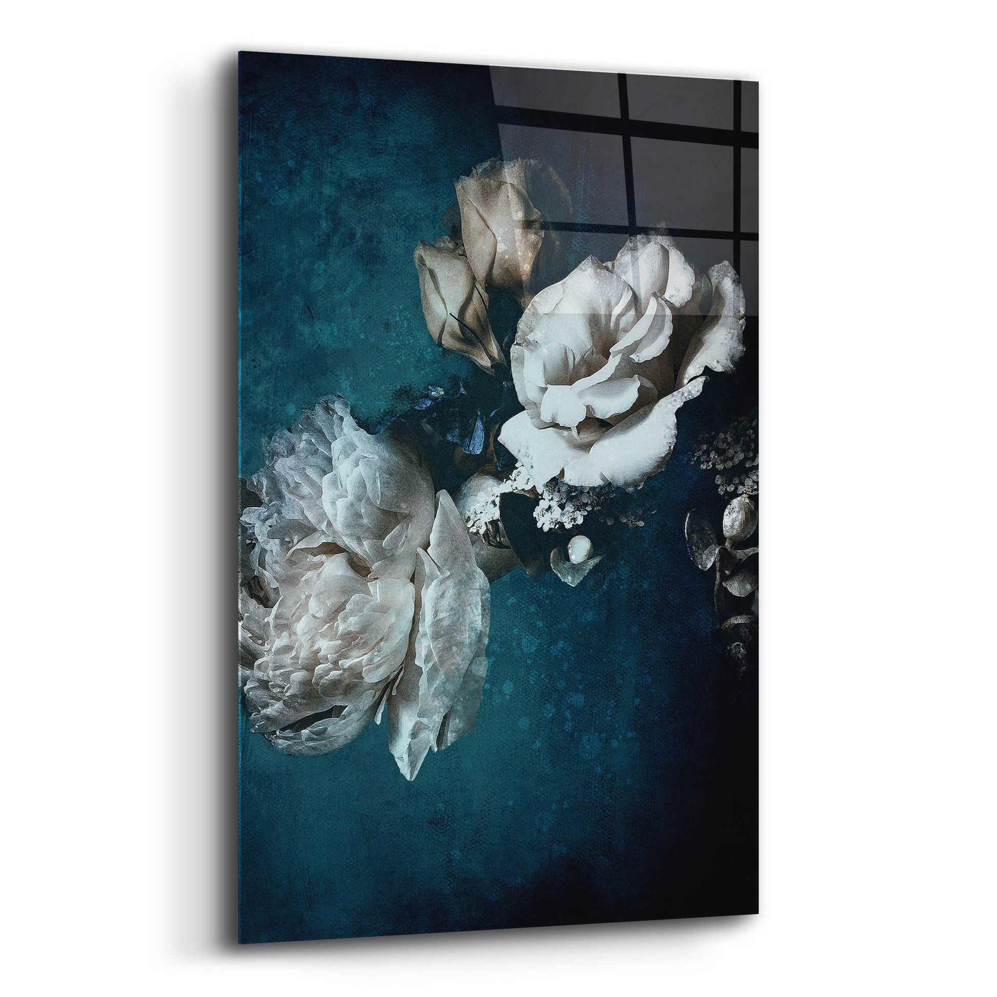 Epic Art 'Blue Flower 2' by Incado, Acrylic Glass Wall Art,12x16