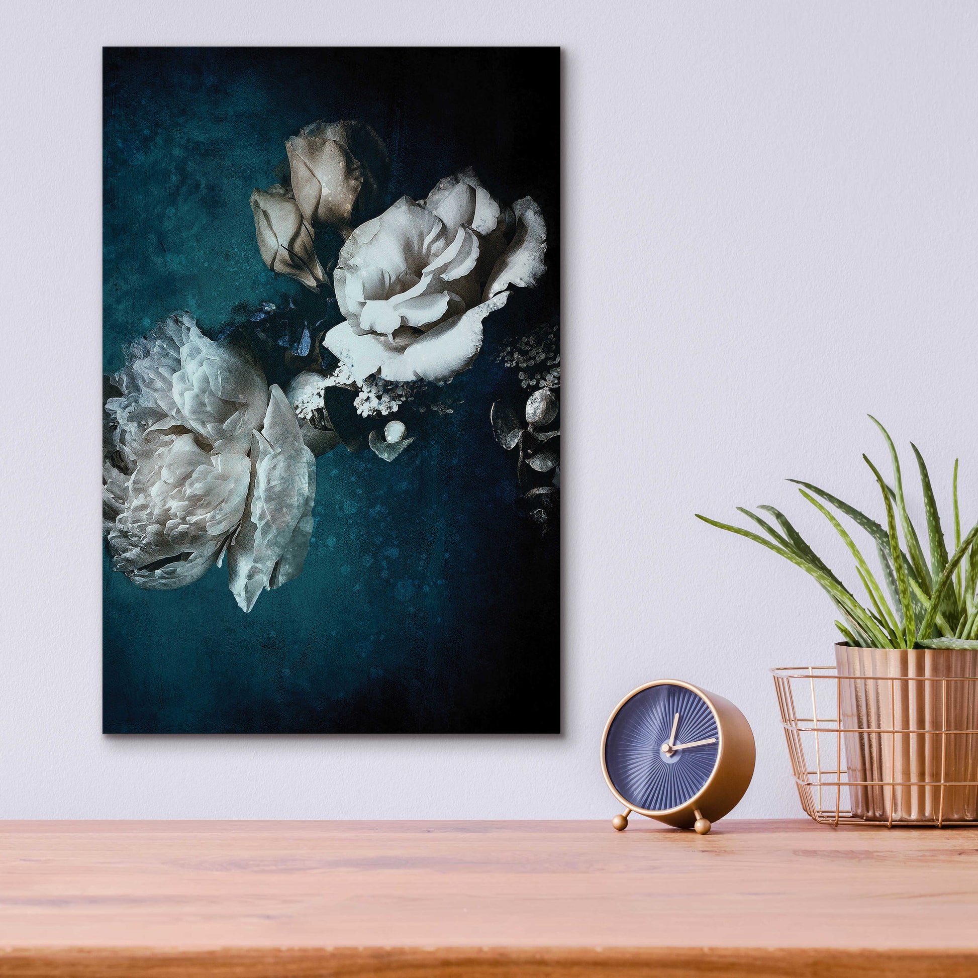 Epic Art 'Blue Flower 2' by Incado, Acrylic Glass Wall Art,12x16