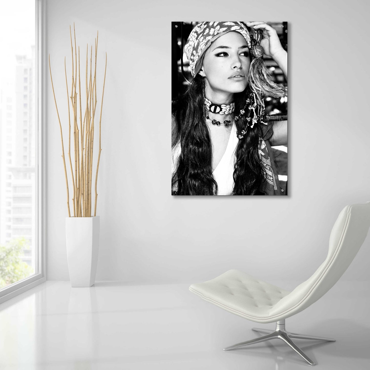 Epic Art 'Bohemian Beauty' by Incado, Acrylic Glass Wall Art,24x36