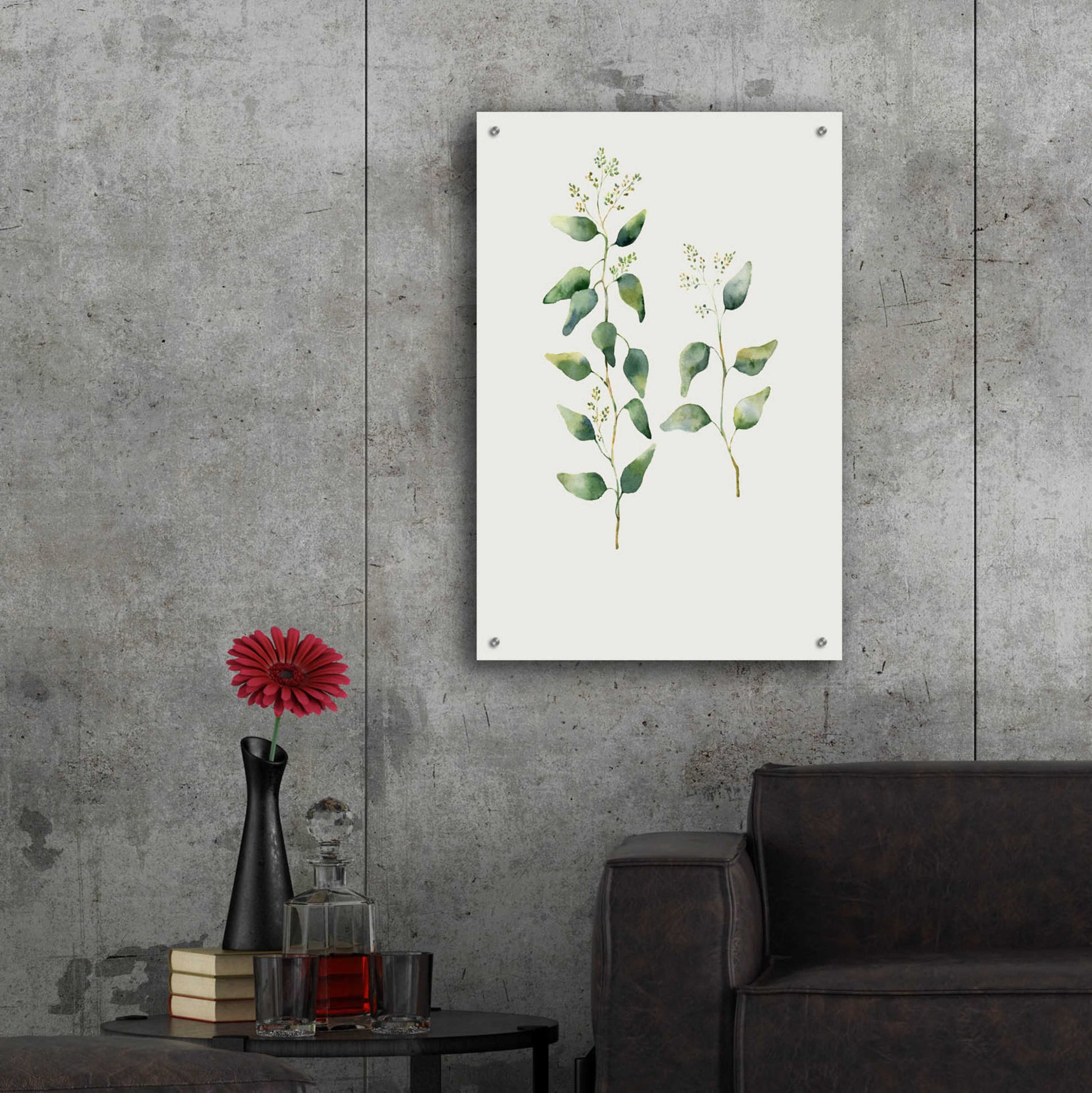 Epic Art 'Botanical II' by Incado, Acrylic Glass Wall Art,24x36