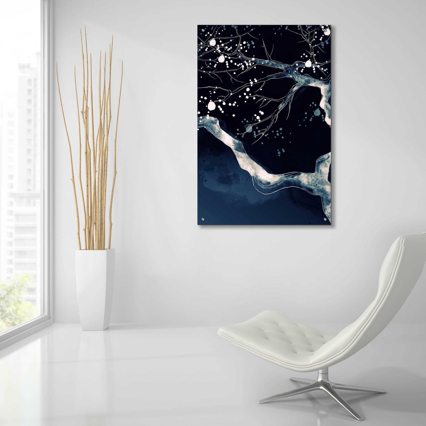 Epic Art 'Cherry Blossom Branch' by Incado, Acrylic Glass Wall Art,24x36