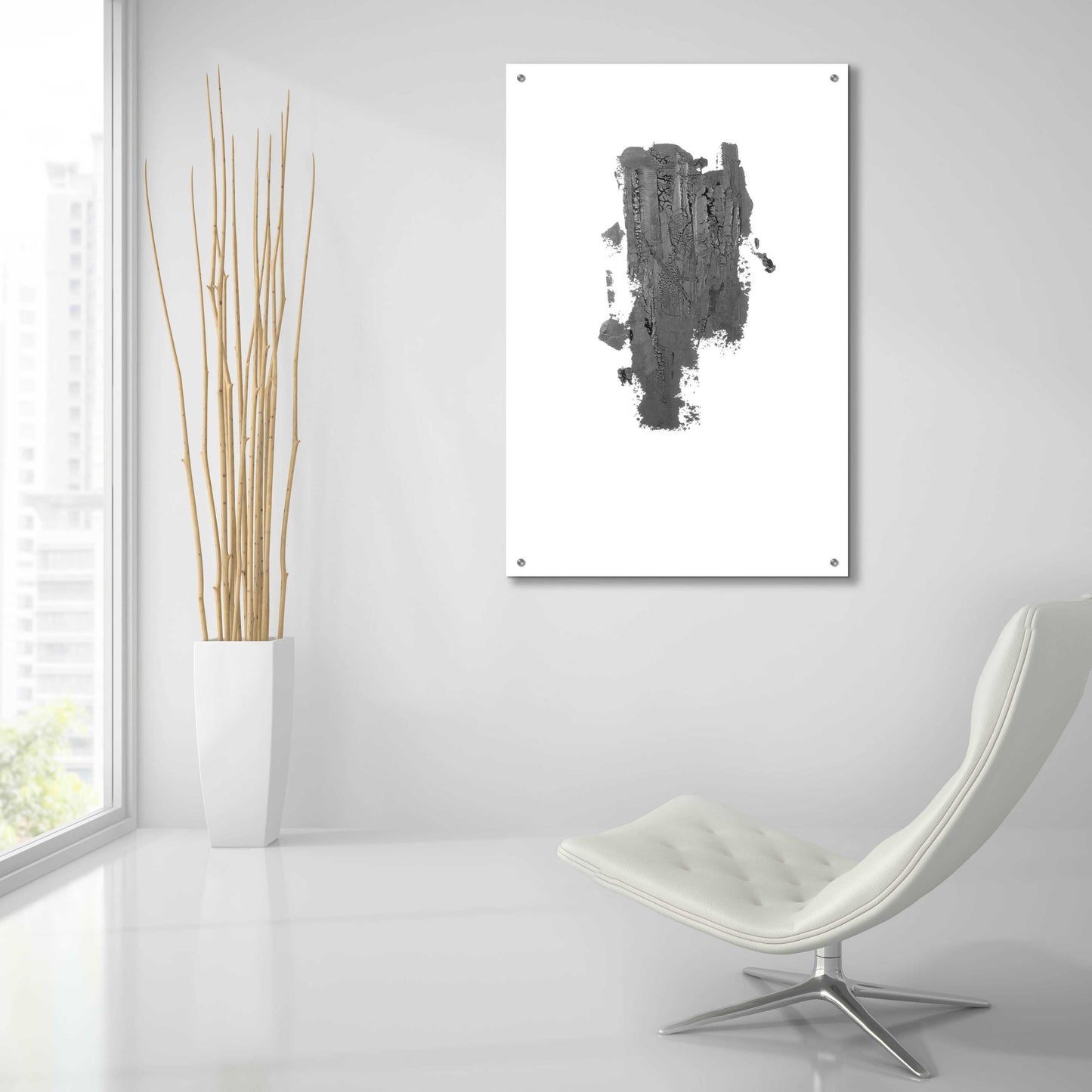 Epic Art 'Coal I' by Incado, Acrylic Glass Wall Art,24x36