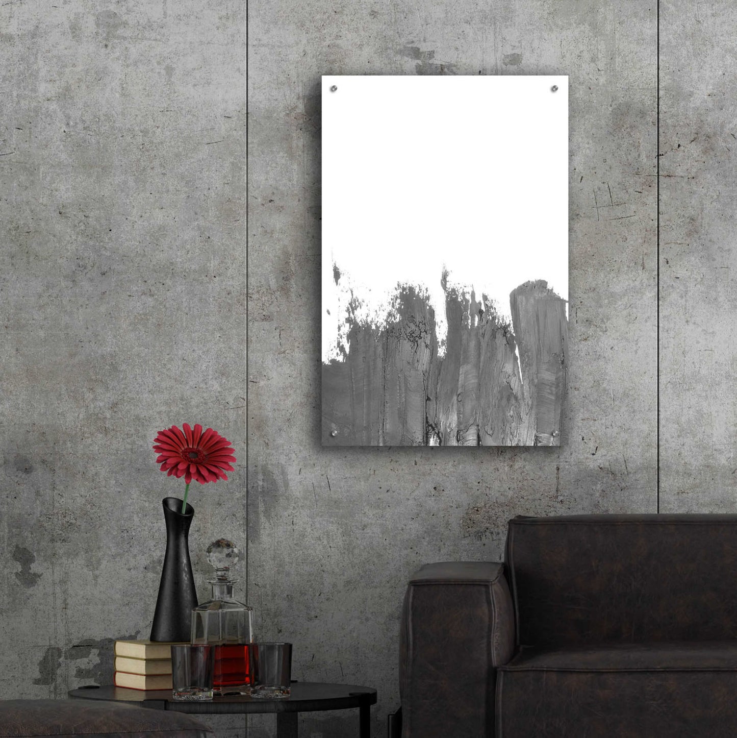 Epic Art 'Coal II' by Incado, Acrylic Glass Wall Art,24x36