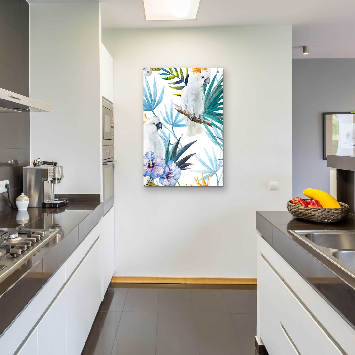 Epic Art 'Cockatoo' by Incado, Acrylic Glass Wall Art,24x36