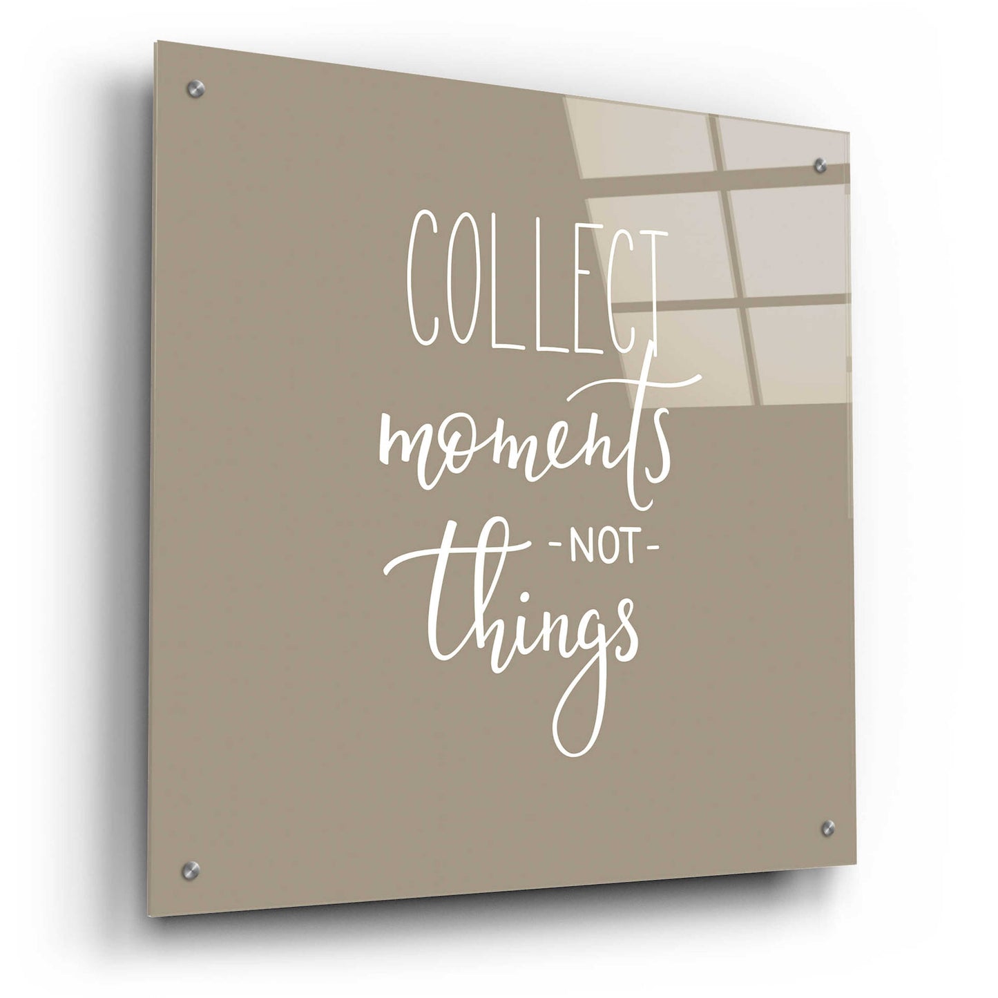 Epic Art 'Collect Moments' by Incado, Acrylic Glass Wall Art,24x24