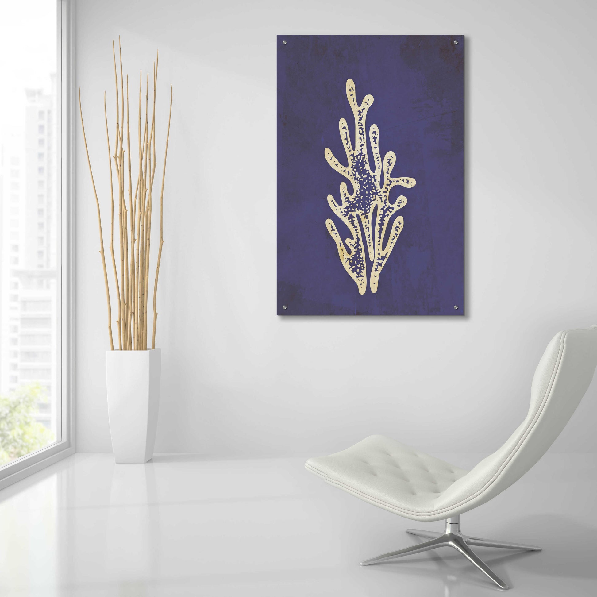 Epic Art 'Coral' by Incado, Acrylic Glass Wall Art,24x36