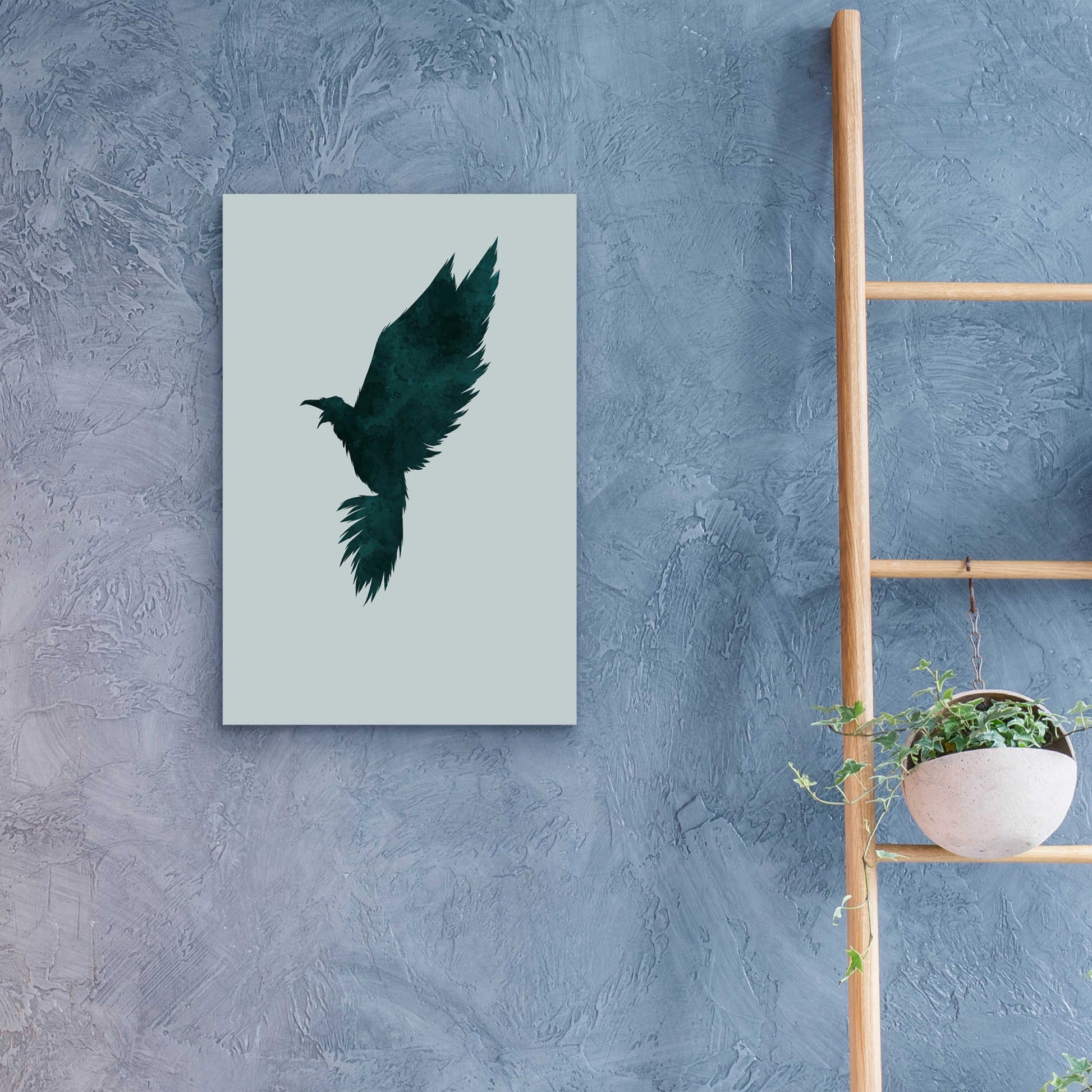 Epic Art 'Crow' by Incado, Acrylic Glass Wall Art,16x24