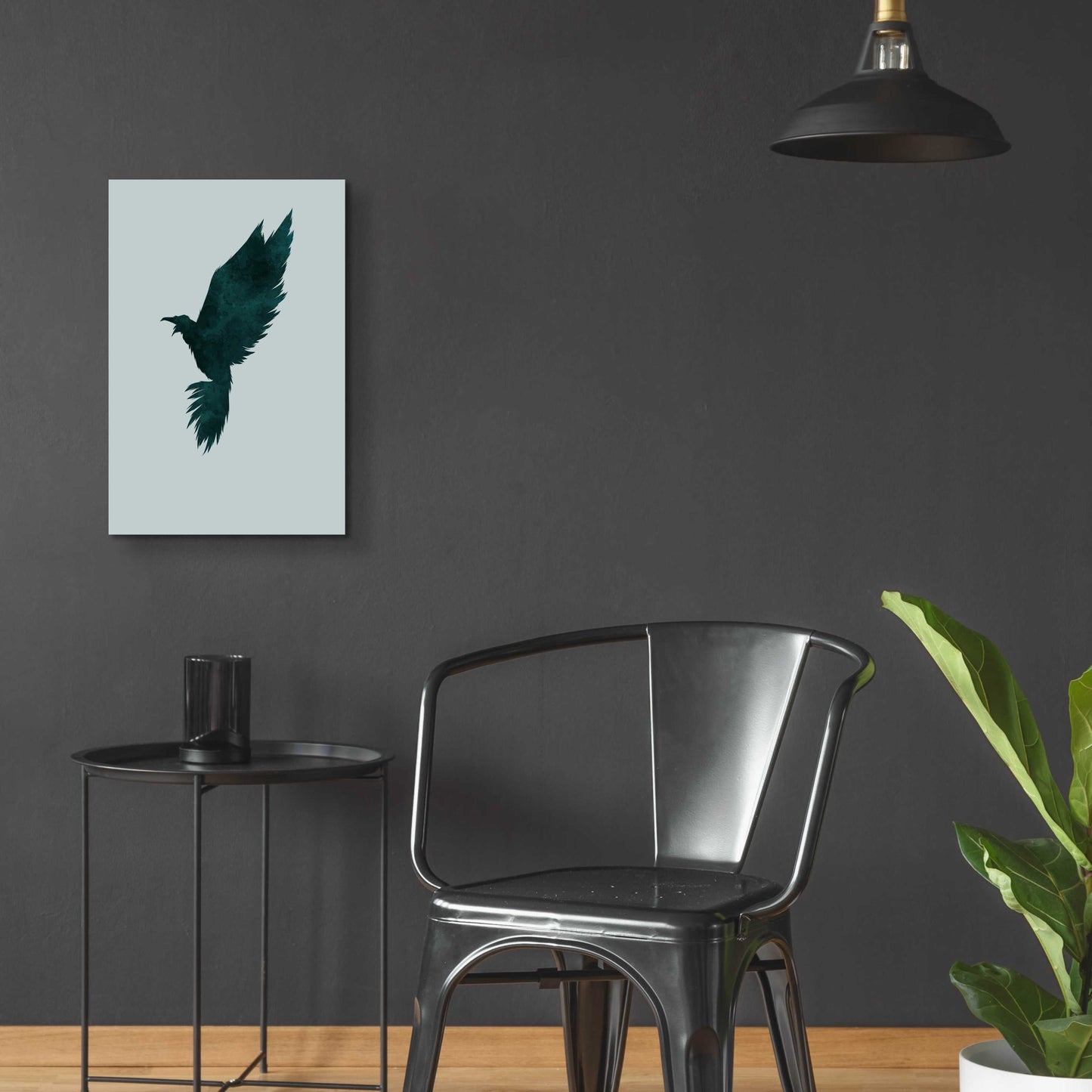 Epic Art 'Crow' by Incado, Acrylic Glass Wall Art,16x24