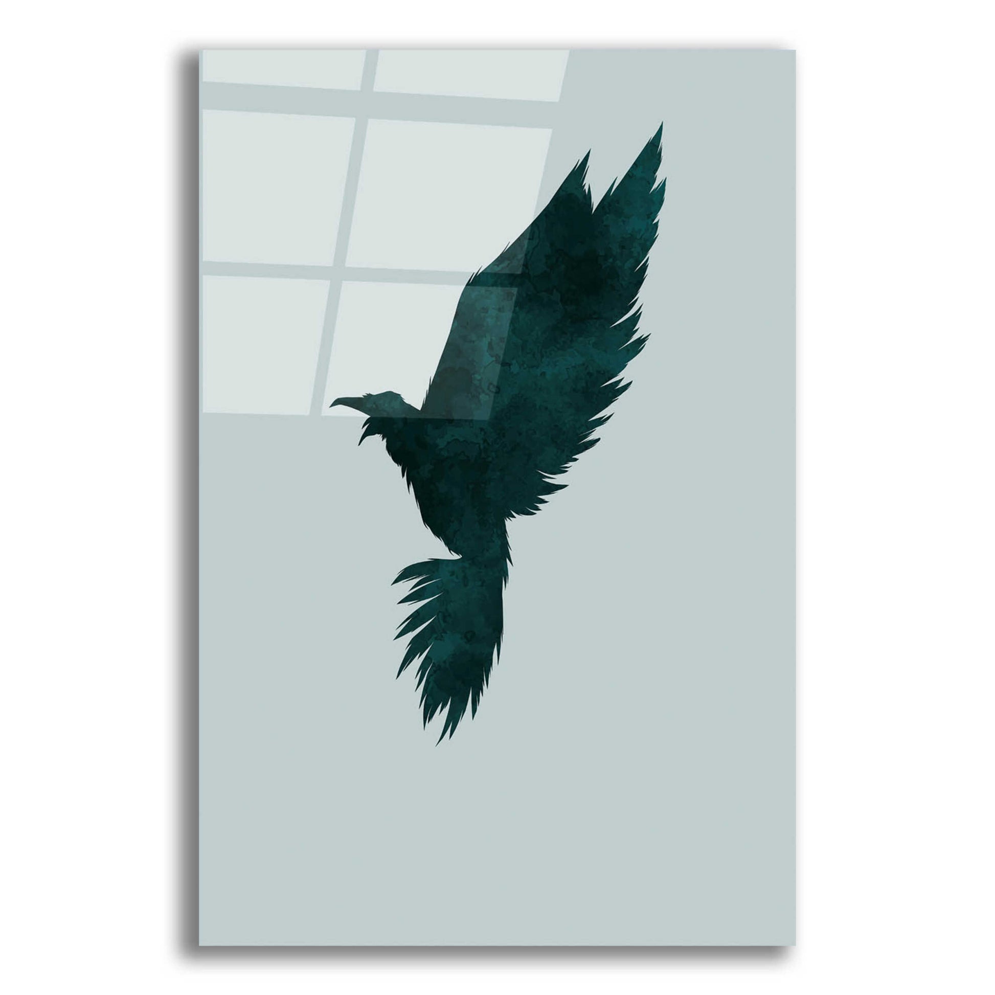 Epic Art 'Crow' by Incado, Acrylic Glass Wall Art