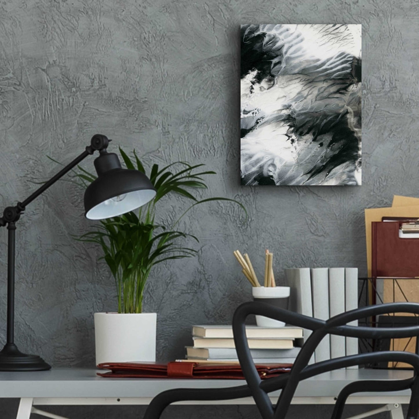 Epic Art 'Dark Clouds' by Incado, Acrylic Glass Wall Art,12x16