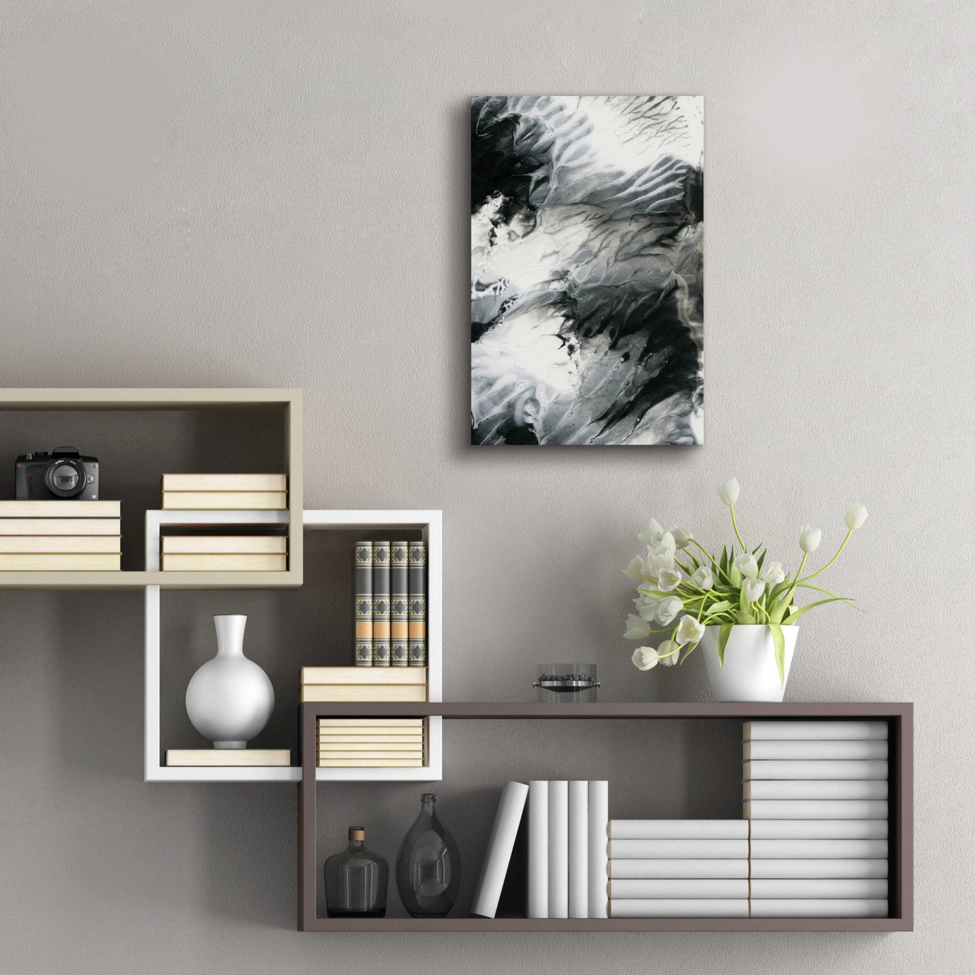 Epic Art 'Dark Clouds' by Incado, Acrylic Glass Wall Art,16x24