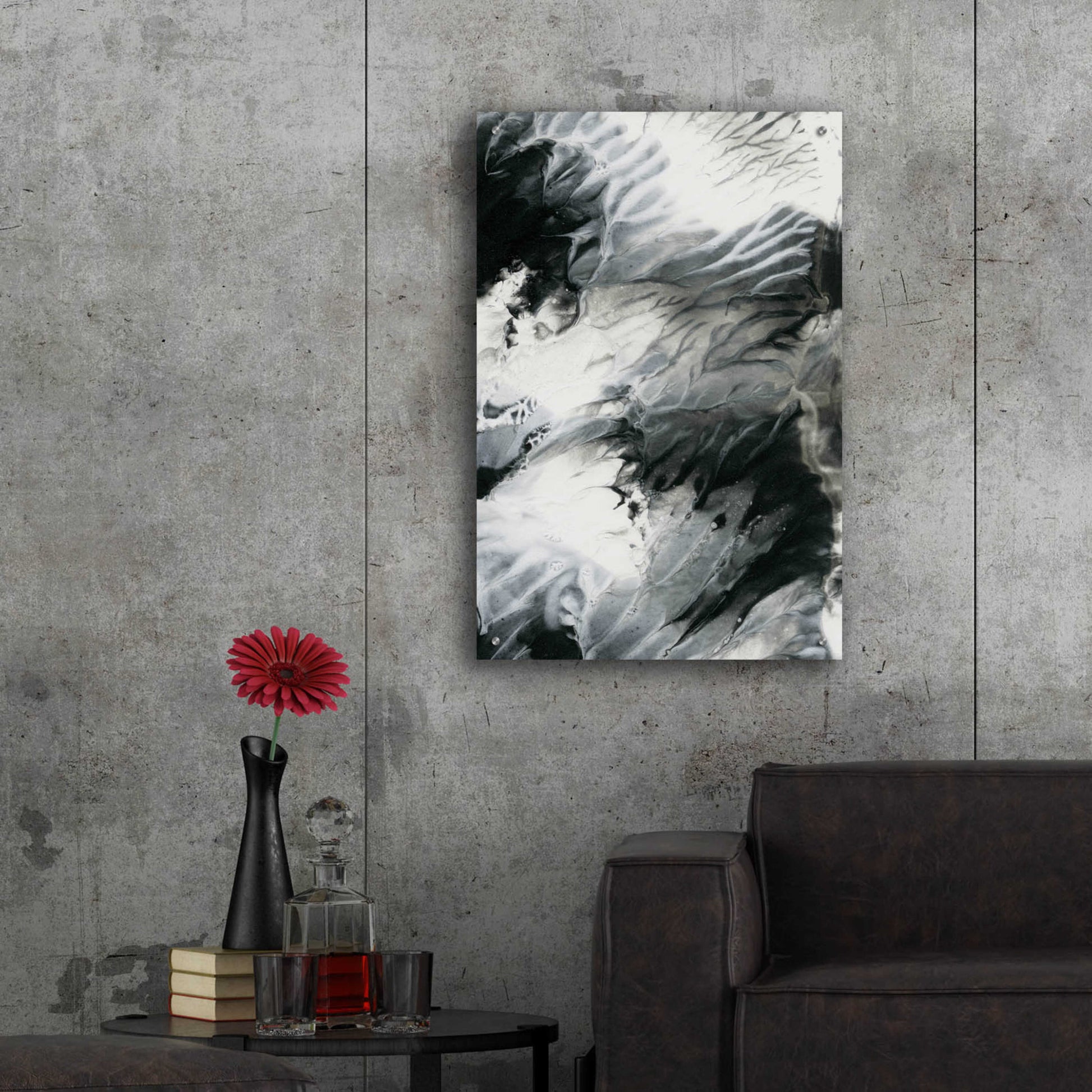 Epic Art 'Dark Clouds' by Incado, Acrylic Glass Wall Art,24x36