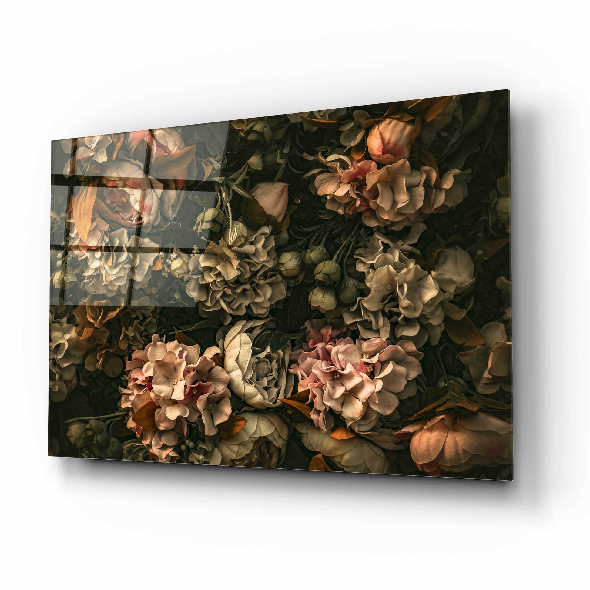 Epic Art 'Dark Floral Arrangement' by Incado, Acrylic Glass Wall Art,16x12