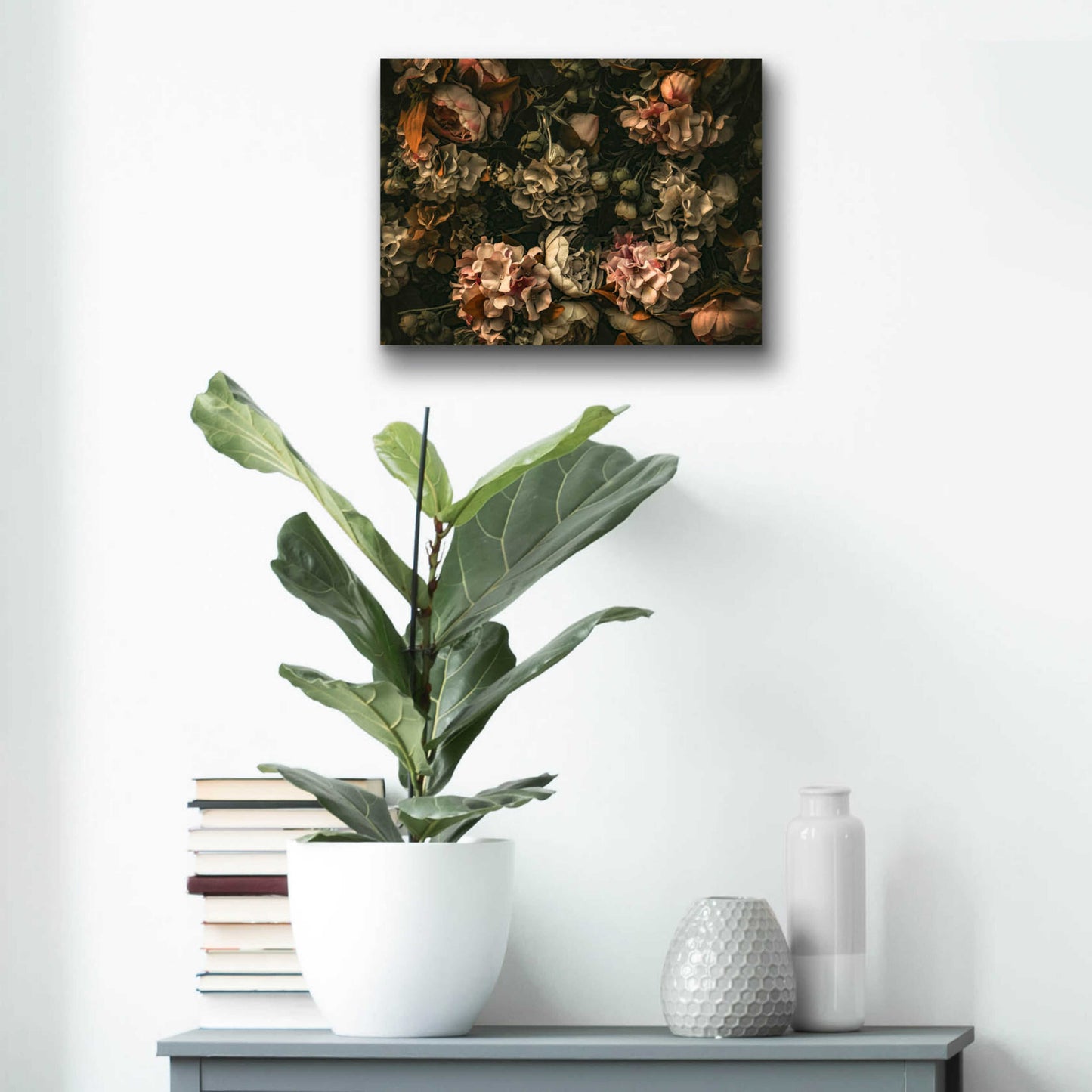 Epic Art 'Dark Floral Arrangement' by Incado, Acrylic Glass Wall Art,16x12