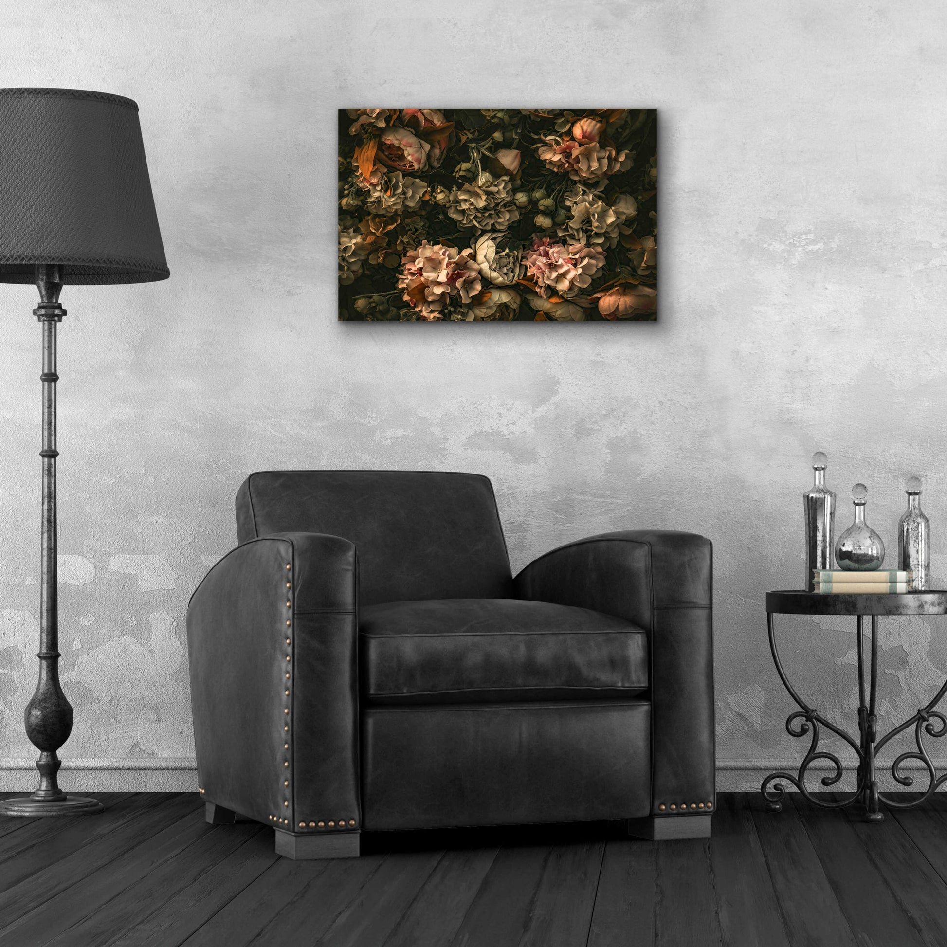 Epic Art 'Dark Floral Arrangement' by Incado, Acrylic Glass Wall Art,24x16