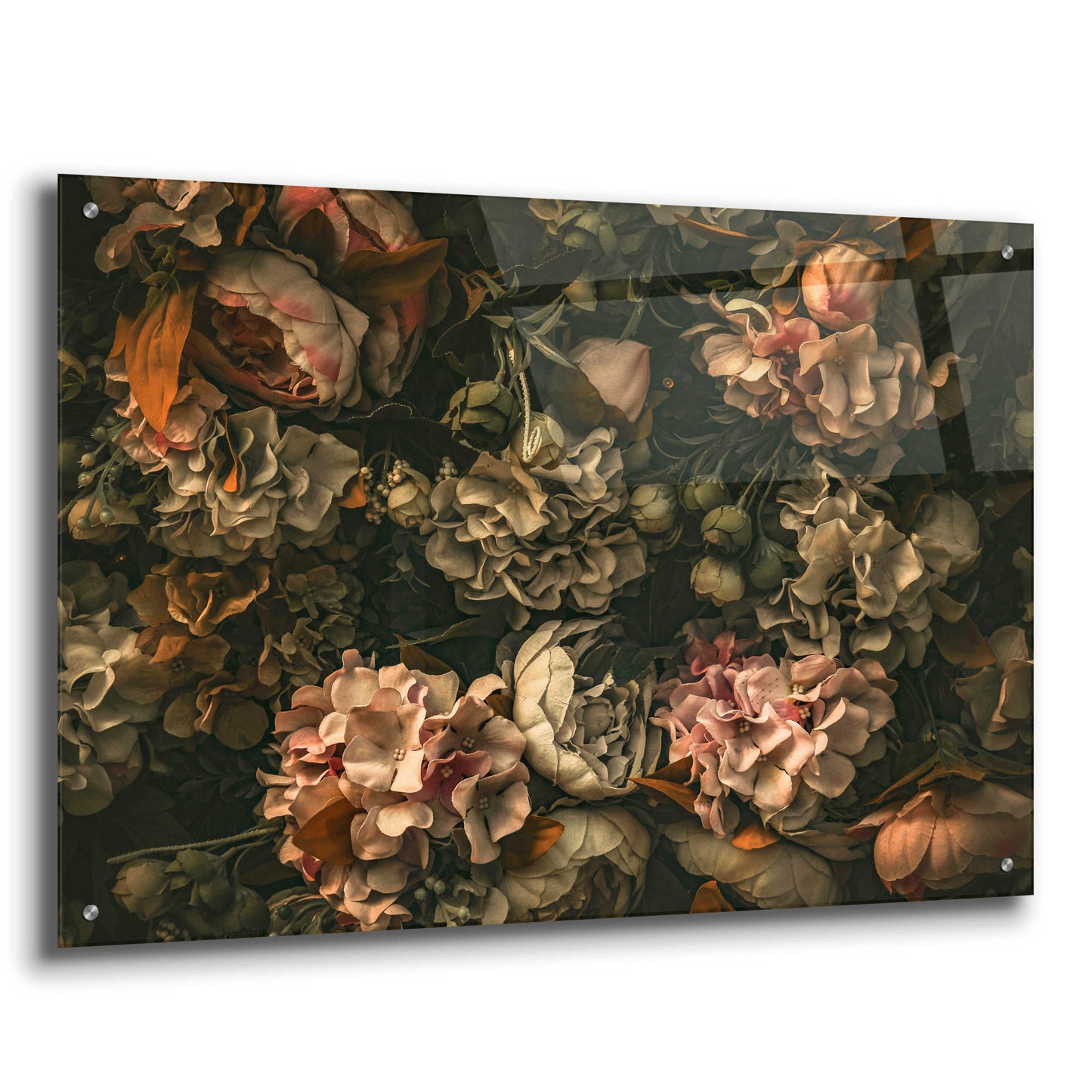 Epic Art 'Dark Floral Arrangement' by Incado, Acrylic Glass Wall Art,36x24