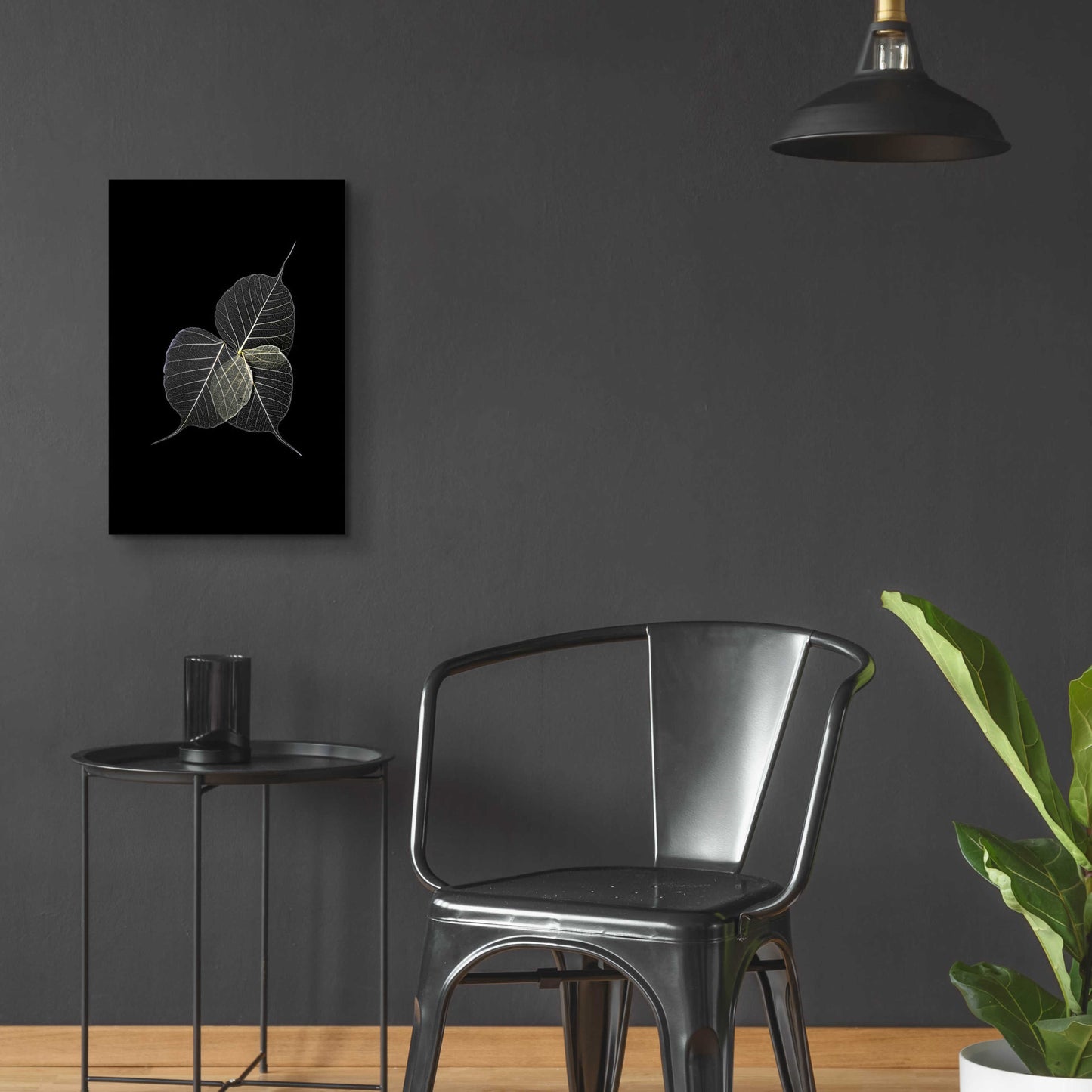 Epic Art 'Dark Leaves' by Incado, Acrylic Glass Wall Art,16x24