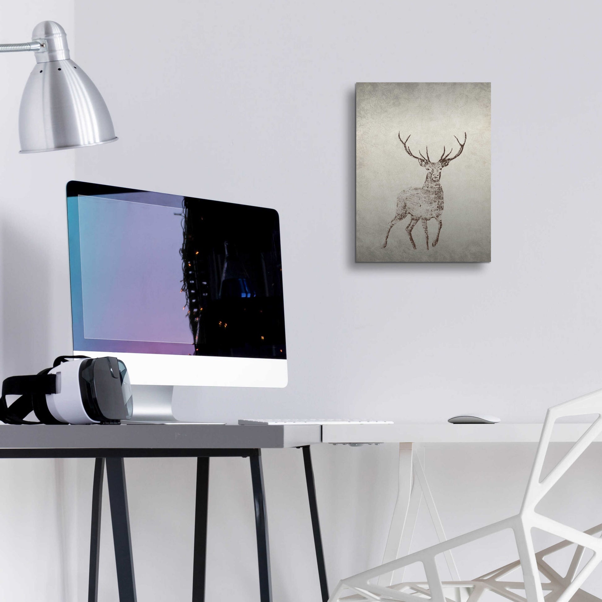 Epic Art 'Deer' by Incado, Acrylic Glass Wall Art,12x16