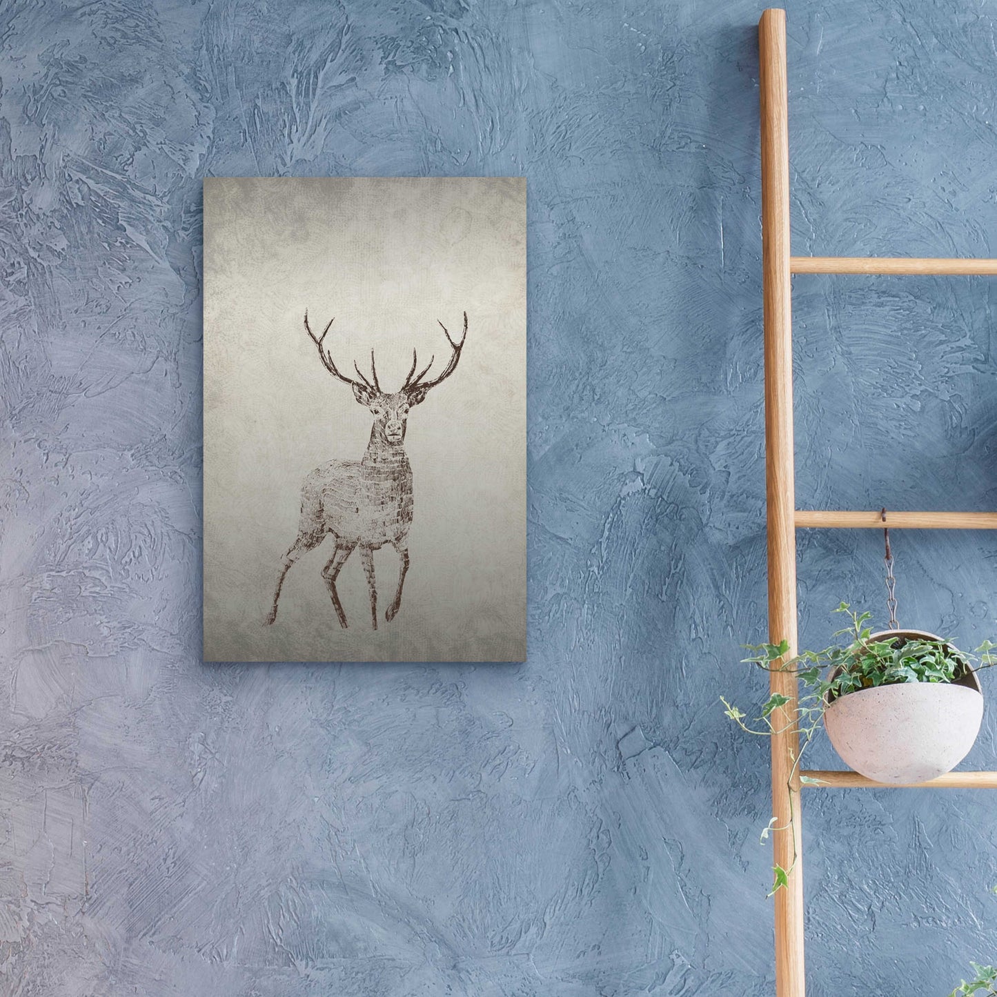 Epic Art 'Deer' by Incado, Acrylic Glass Wall Art,16x24