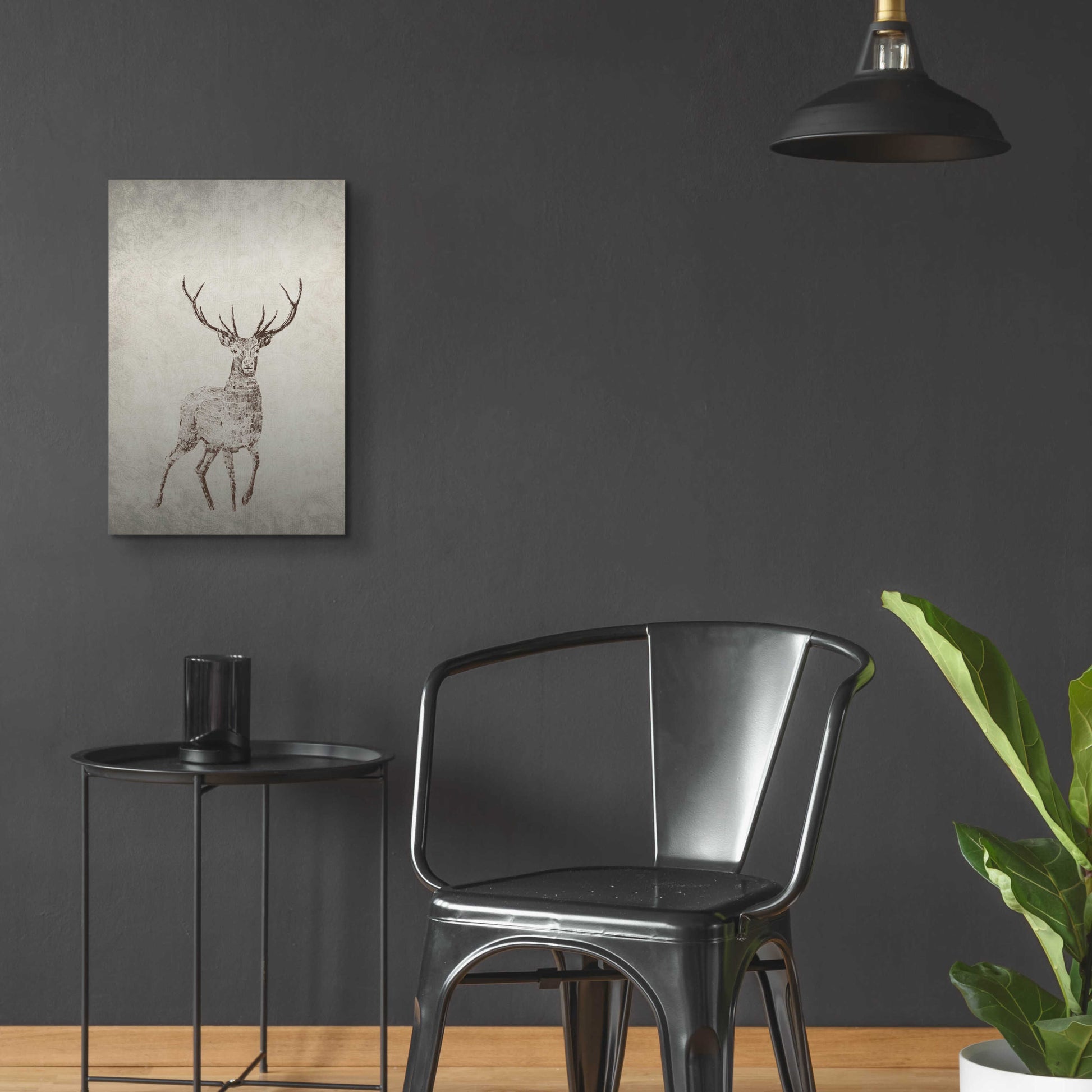 Epic Art 'Deer' by Incado, Acrylic Glass Wall Art,16x24