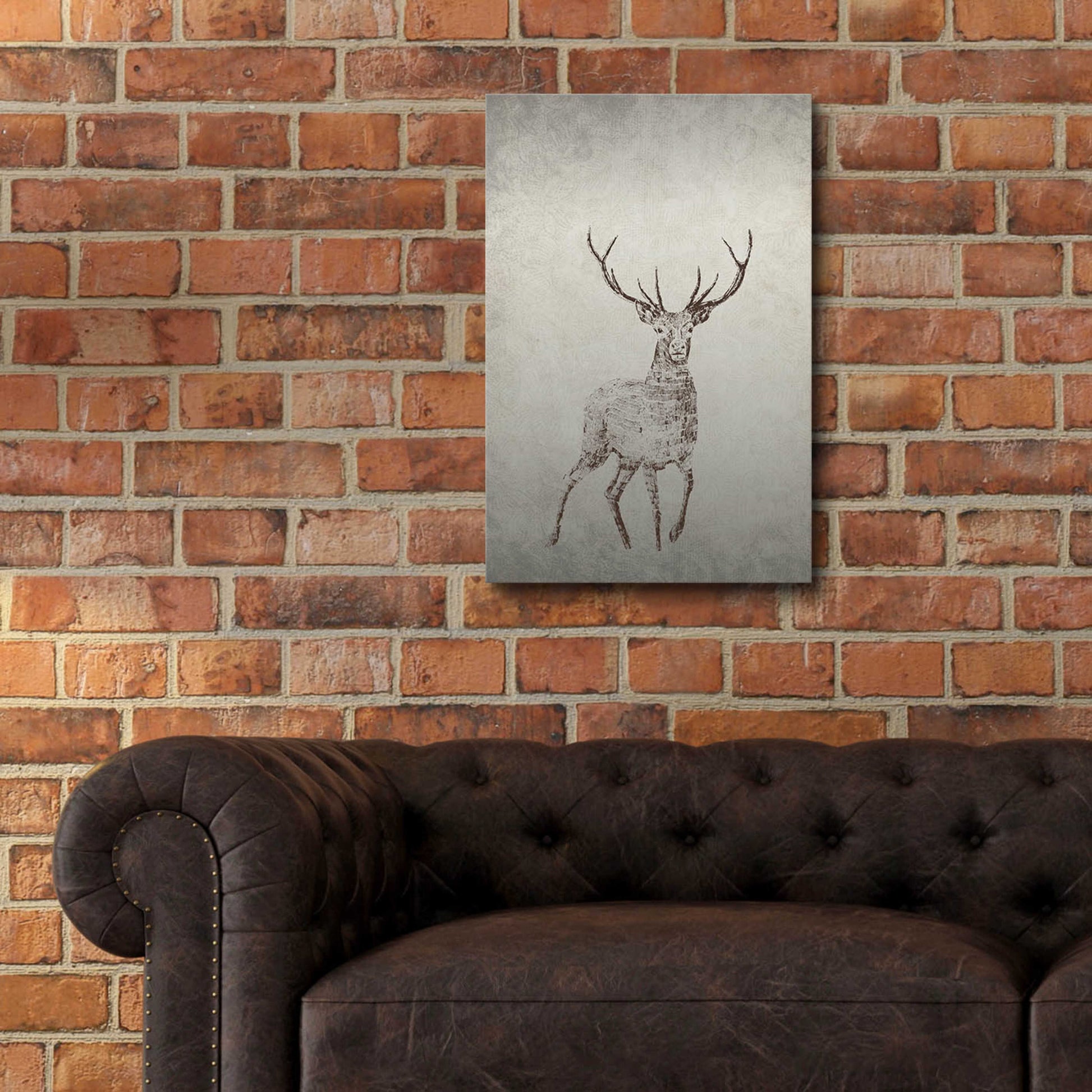 Epic Art 'Deer' by Incado, Acrylic Glass Wall Art,16x24