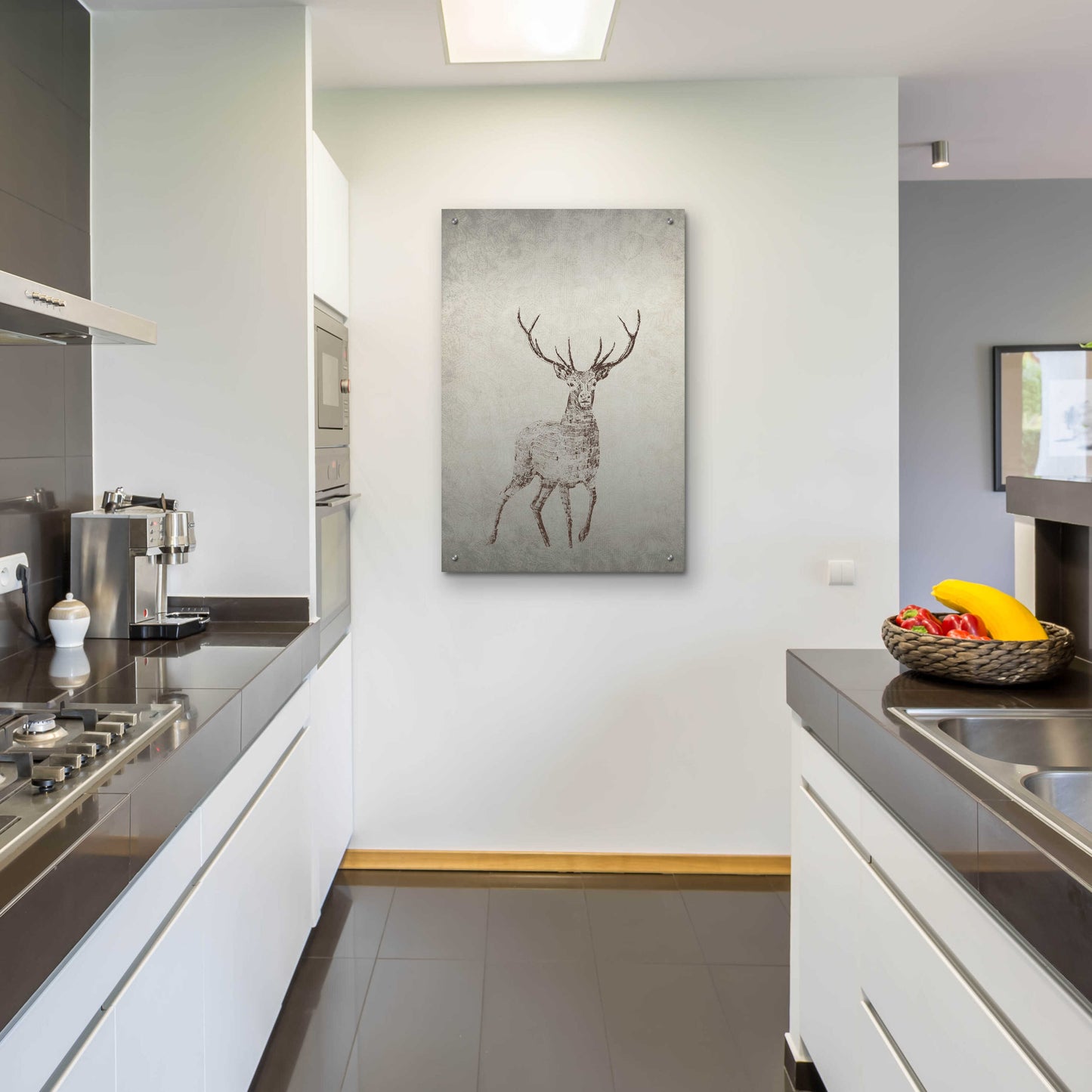 Epic Art 'Deer' by Incado, Acrylic Glass Wall Art,24x36