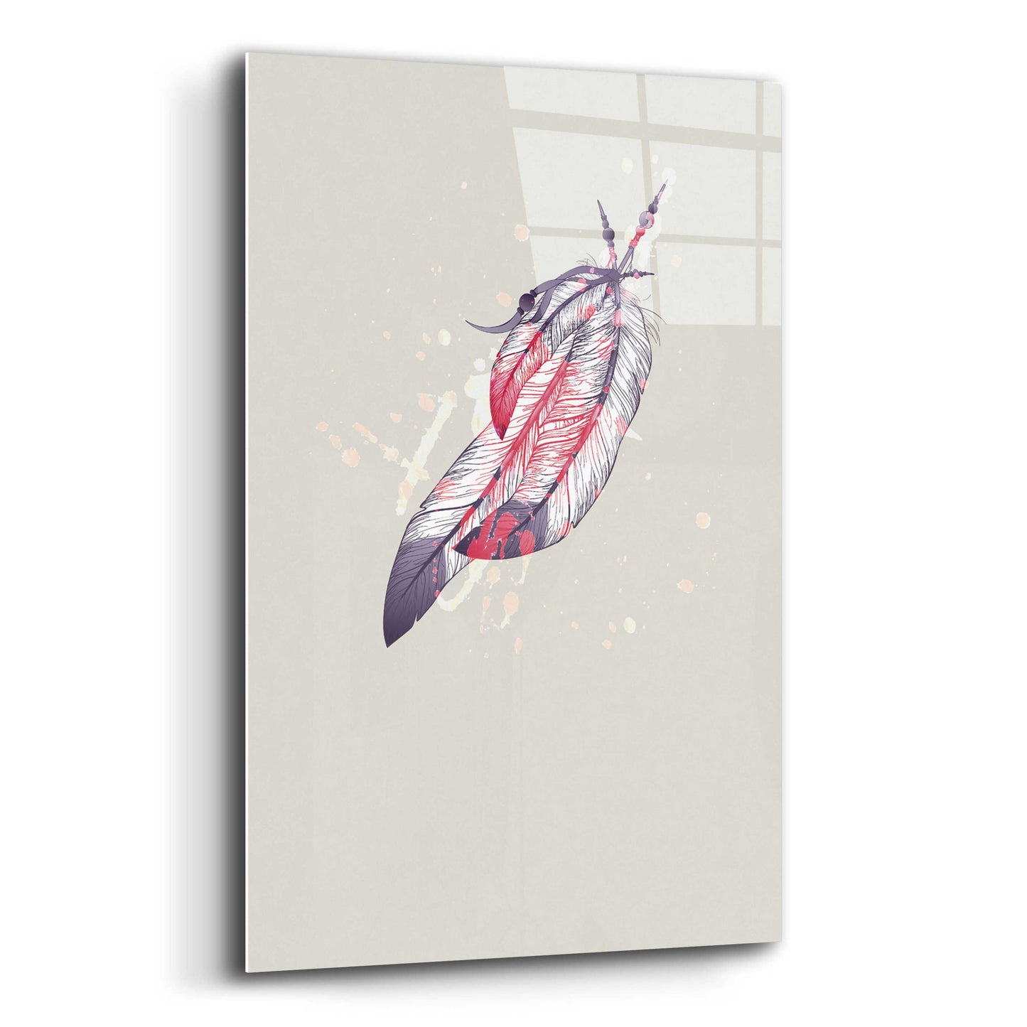 Epic Art 'Eagle Feather I' by Incado, Acrylic Glass Wall Art,12x16