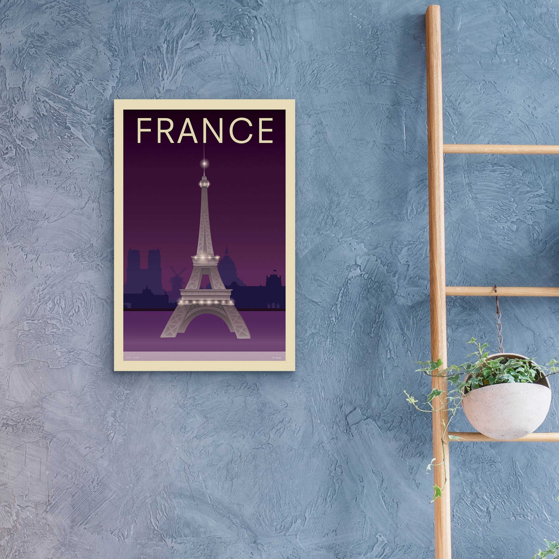 Epic Art 'Eiffel Tower' by Incado, Acrylic Glass Wall Art,16x24