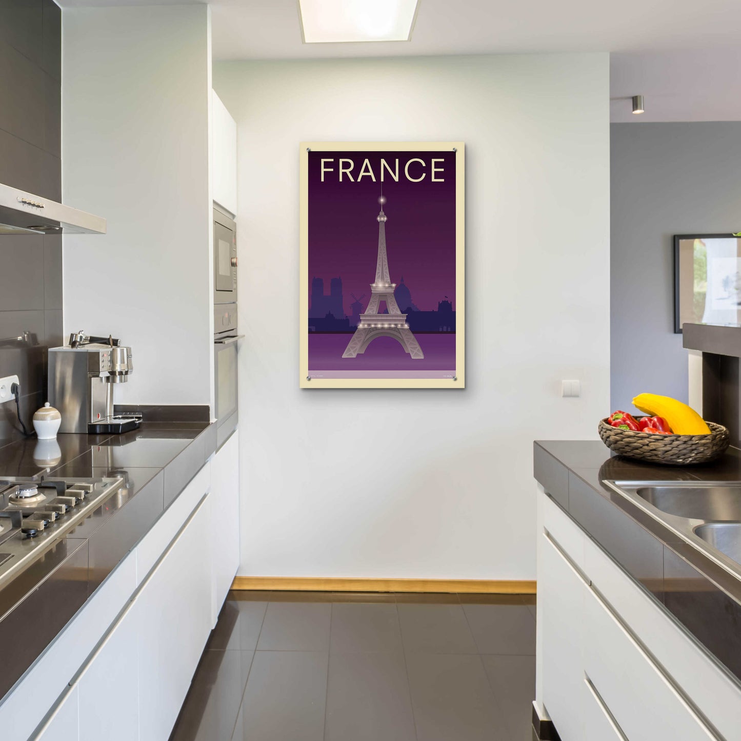 Epic Art 'Eiffel Tower' by Incado, Acrylic Glass Wall Art,24x36