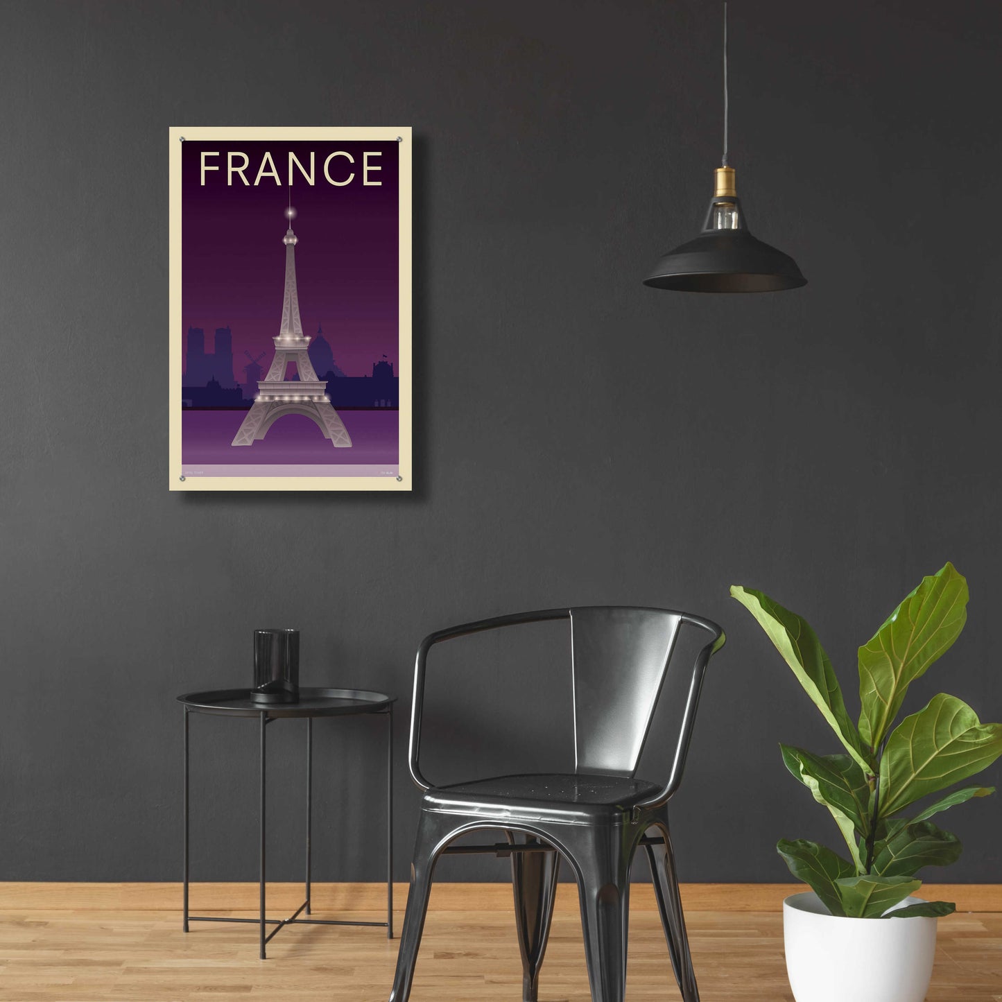 Epic Art 'Eiffel Tower' by Incado, Acrylic Glass Wall Art,24x36