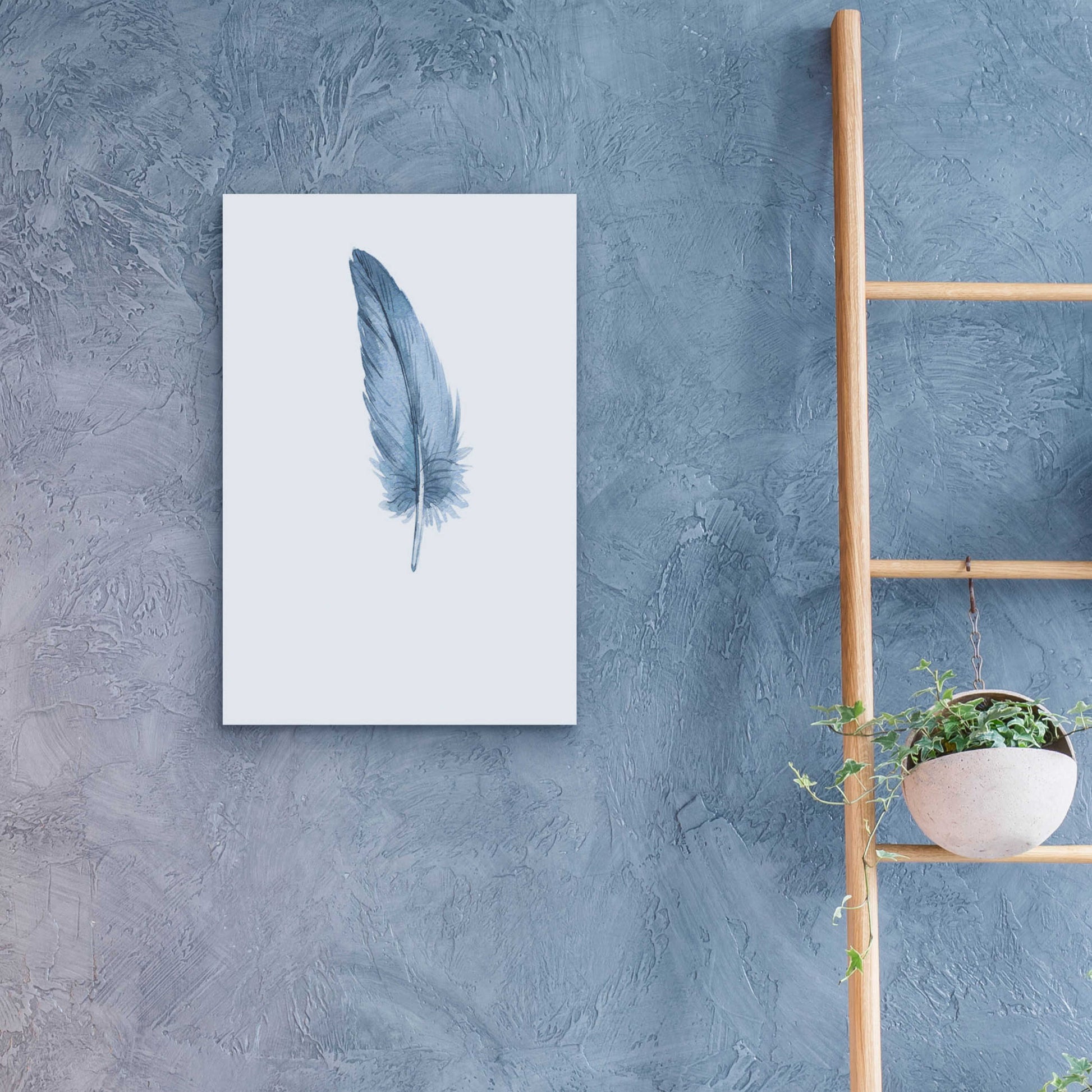 Epic Art 'Feather 1' by Incado, Acrylic Glass Wall Art,16x24