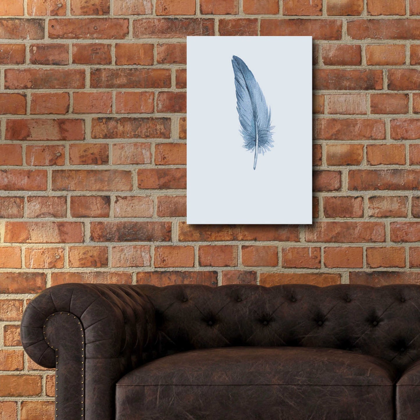 Epic Art 'Feather 1' by Incado, Acrylic Glass Wall Art,16x24