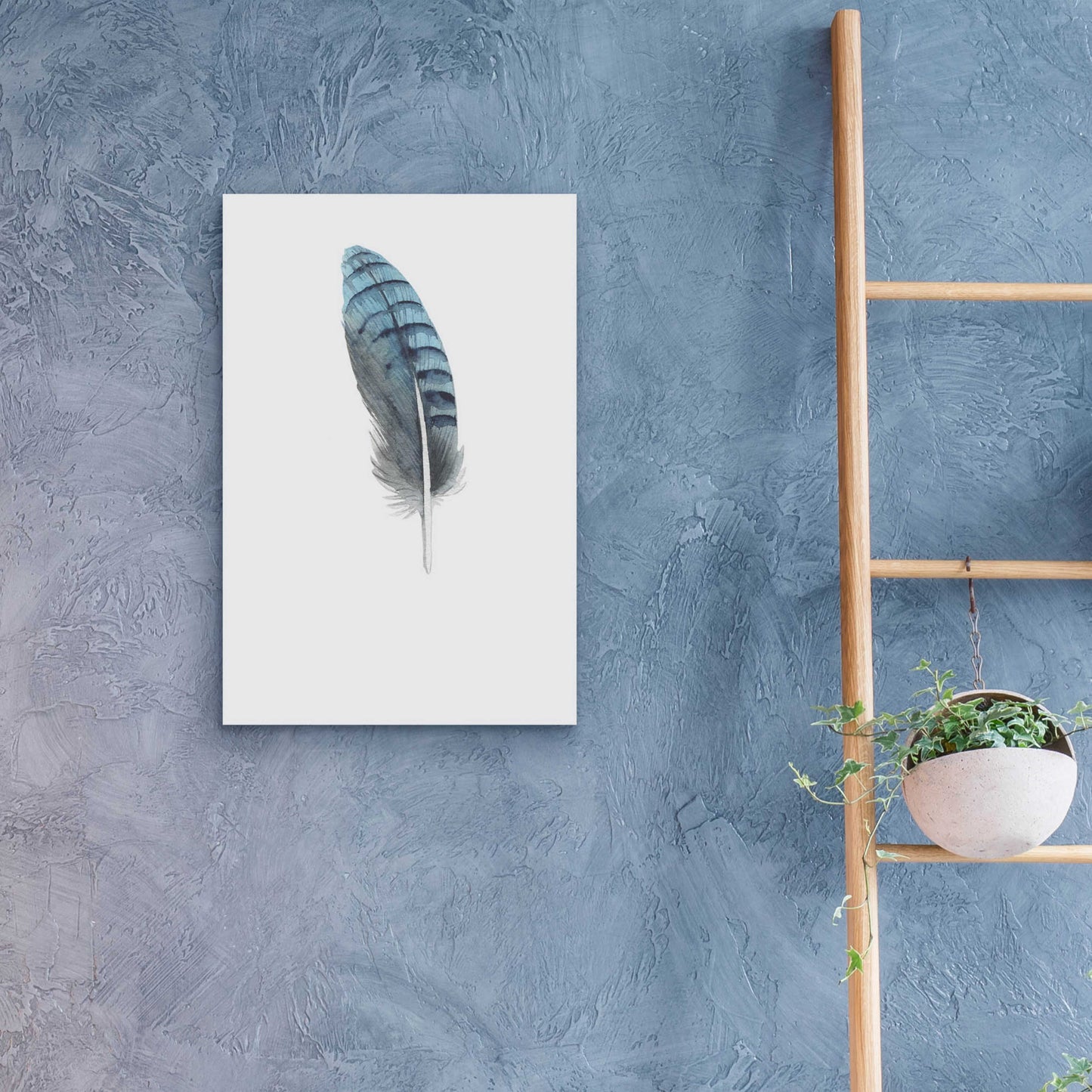 Epic Art 'Feather 2' by Incado, Acrylic Glass Wall Art,16x24