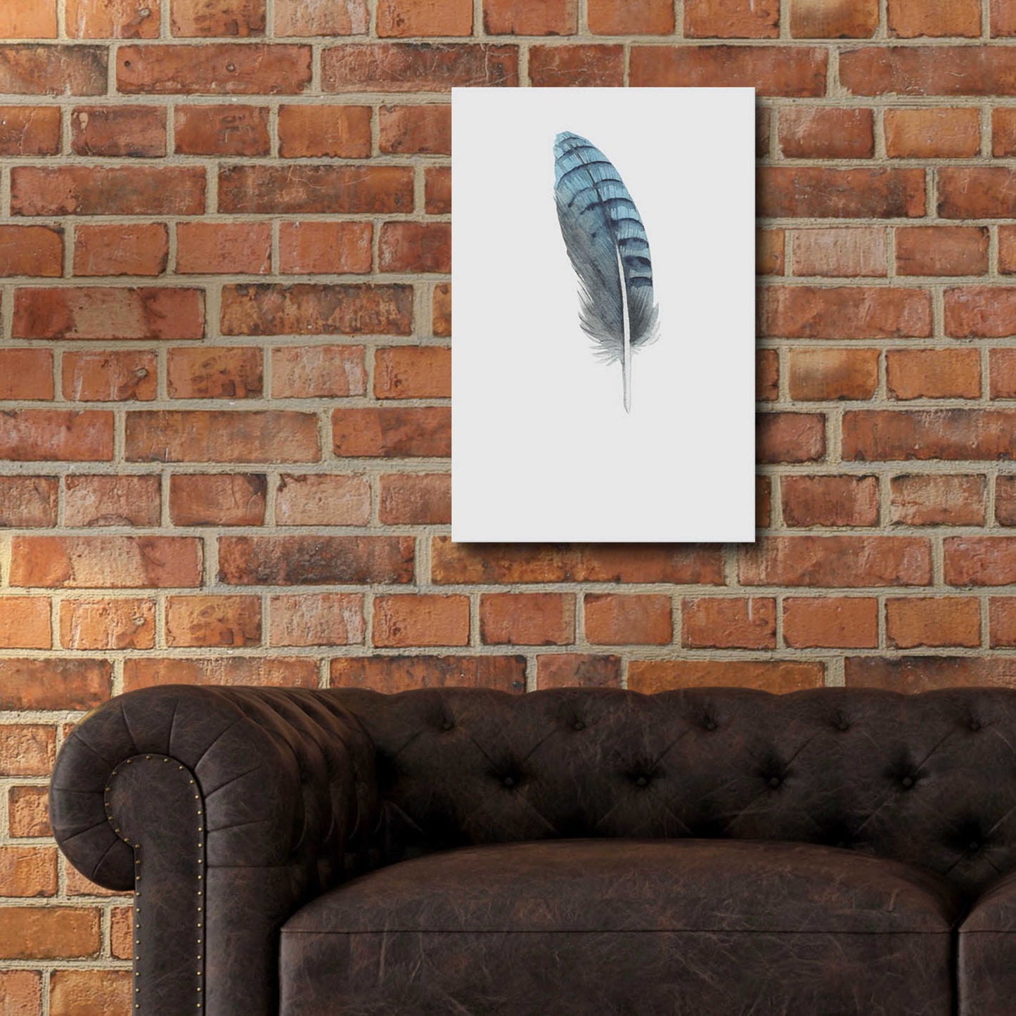 Epic Art 'Feather 2' by Incado, Acrylic Glass Wall Art,16x24