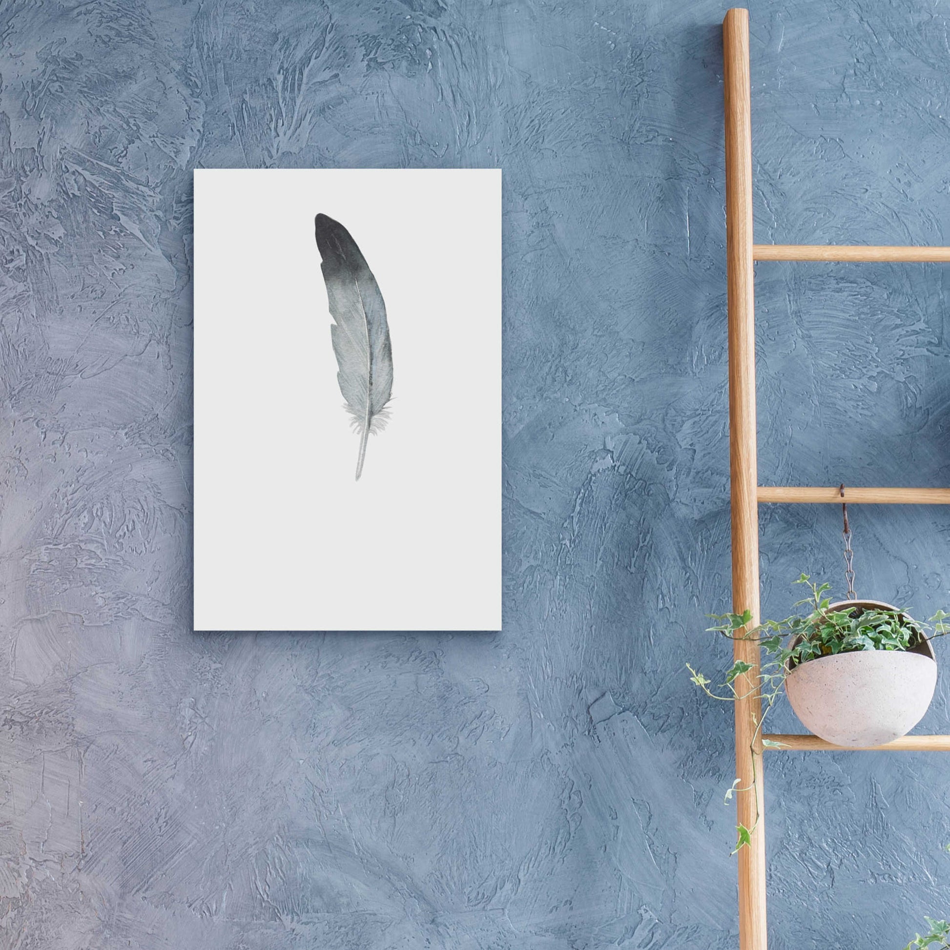 Epic Art 'Feather 9' by Incado, Acrylic Glass Wall Art,16x24