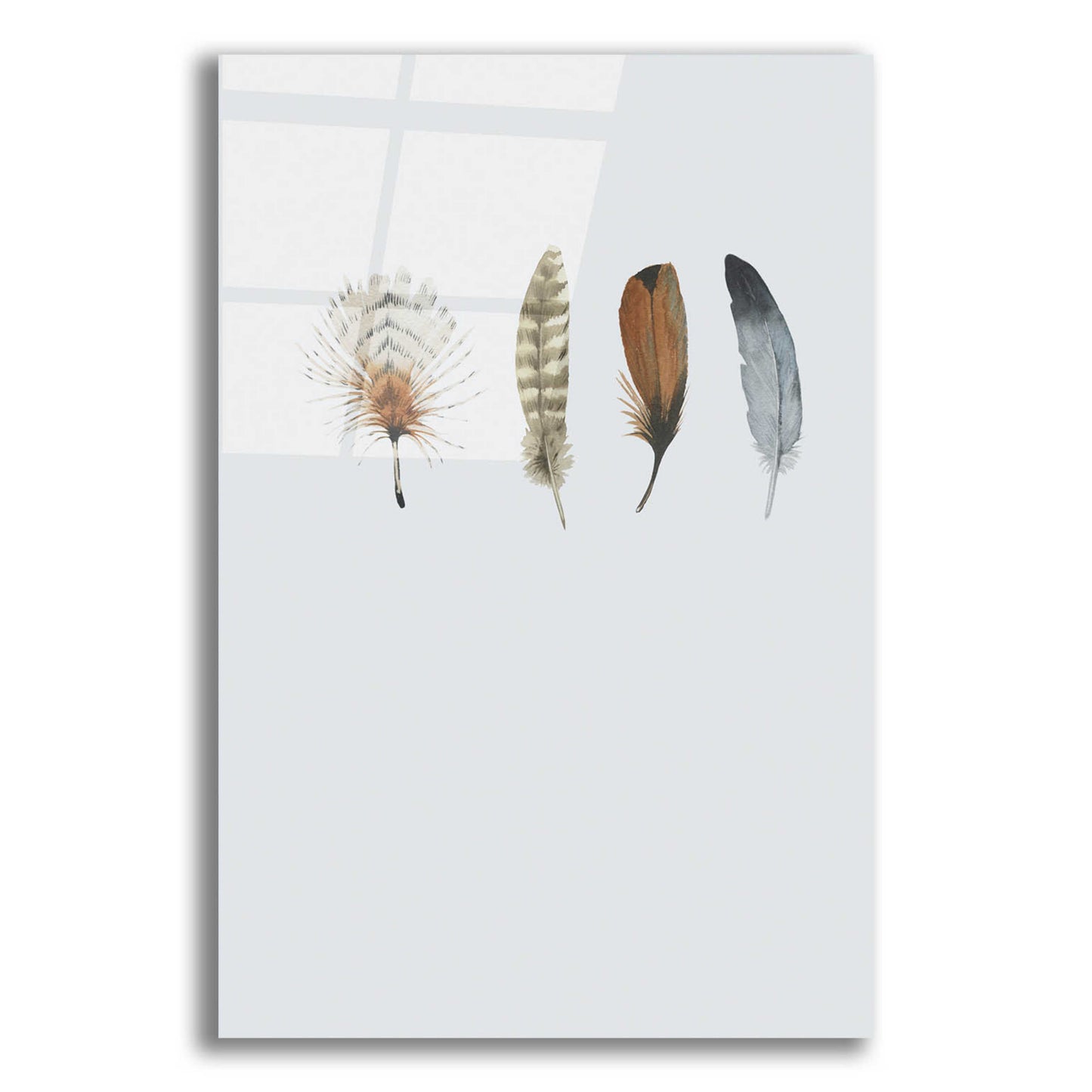 Epic Art 'Feather 12' by Incado, Acrylic Glass Wall Art