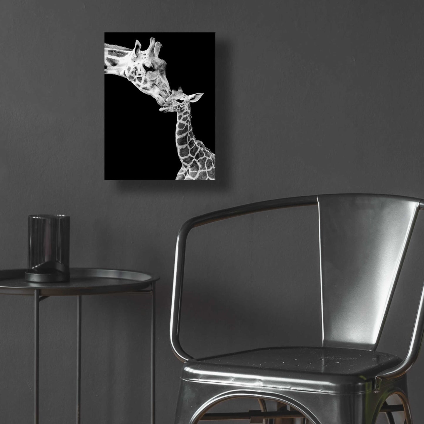 Epic Art 'First Love - Giraffe' by Incado, Acrylic Glass Wall Art,12x16