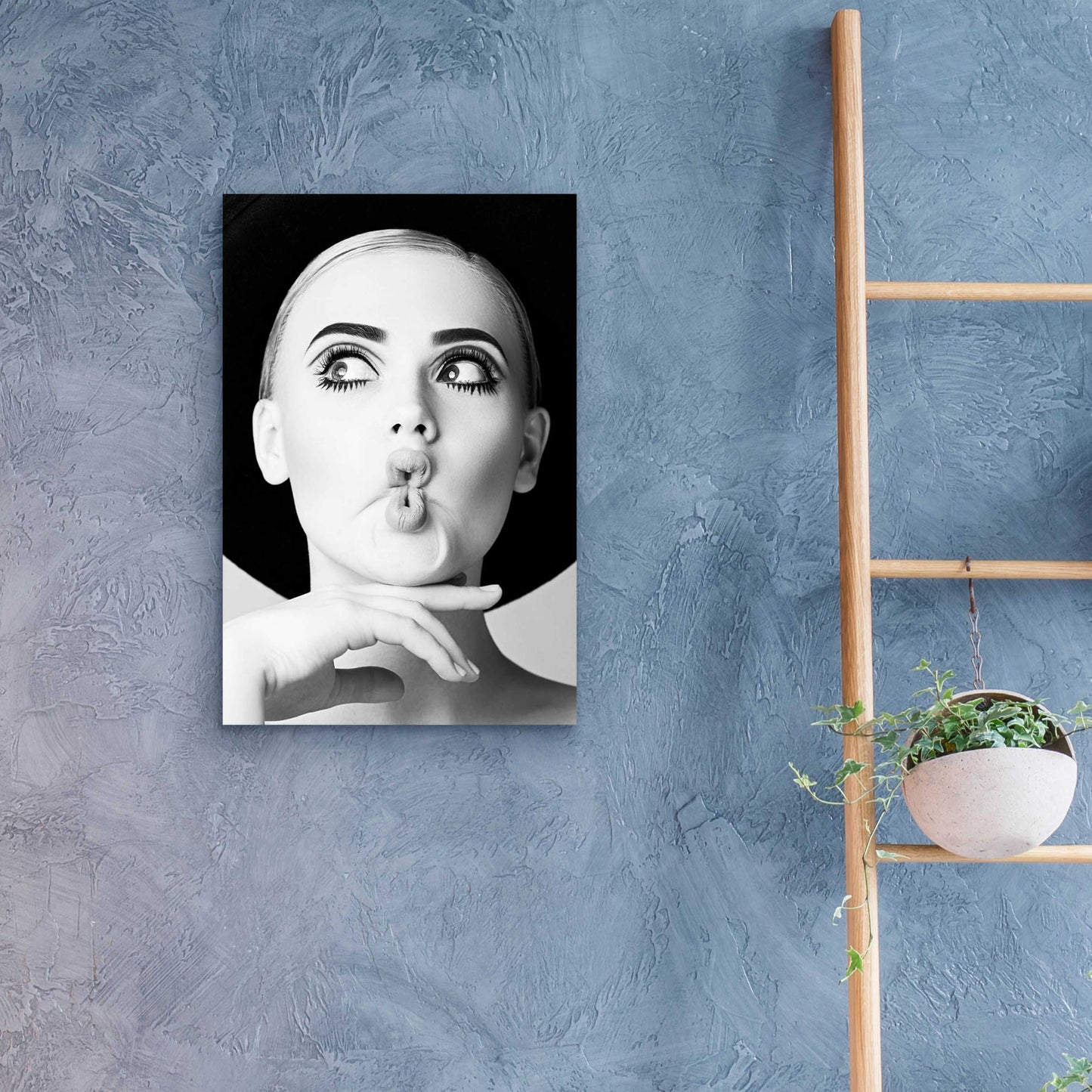 Epic Art 'Fish Face Glamour' by Incado, Acrylic Glass Wall Art,16x24