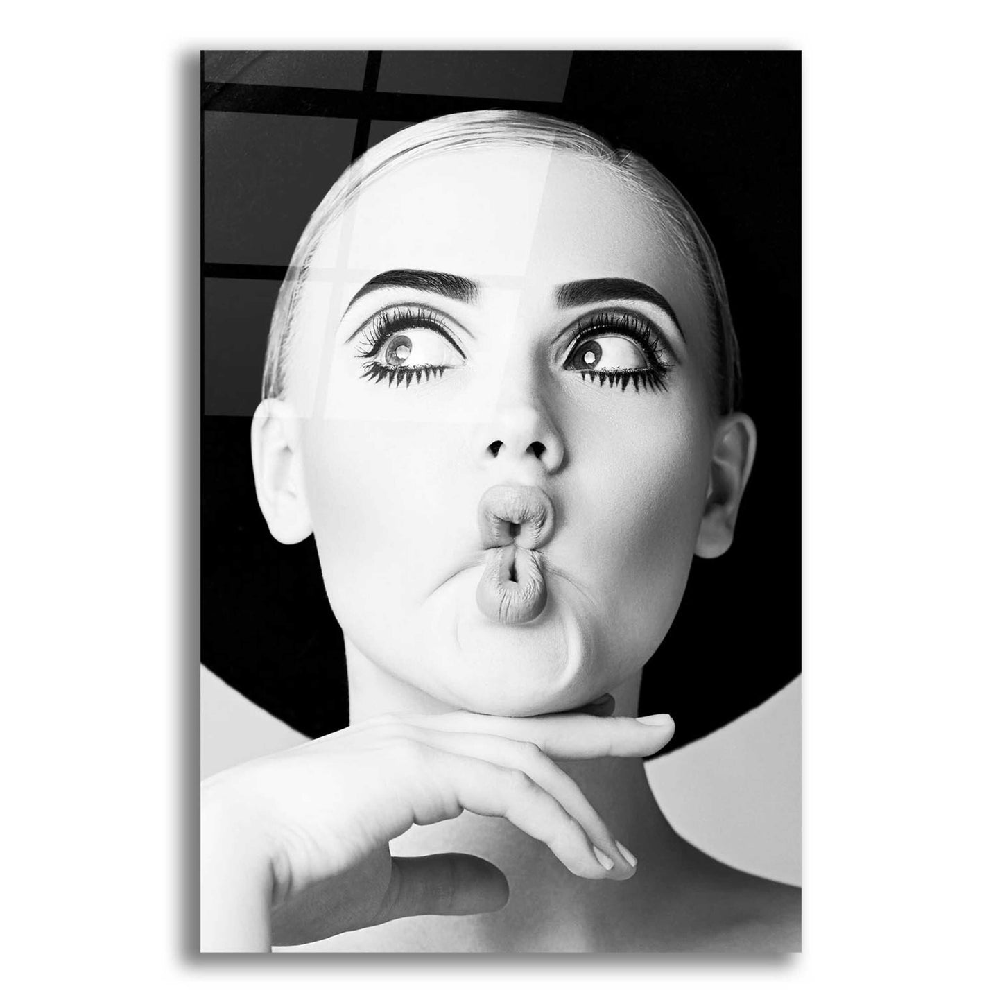 Epic Art 'Fish Face Glamour' by Incado, Acrylic Glass Wall Art