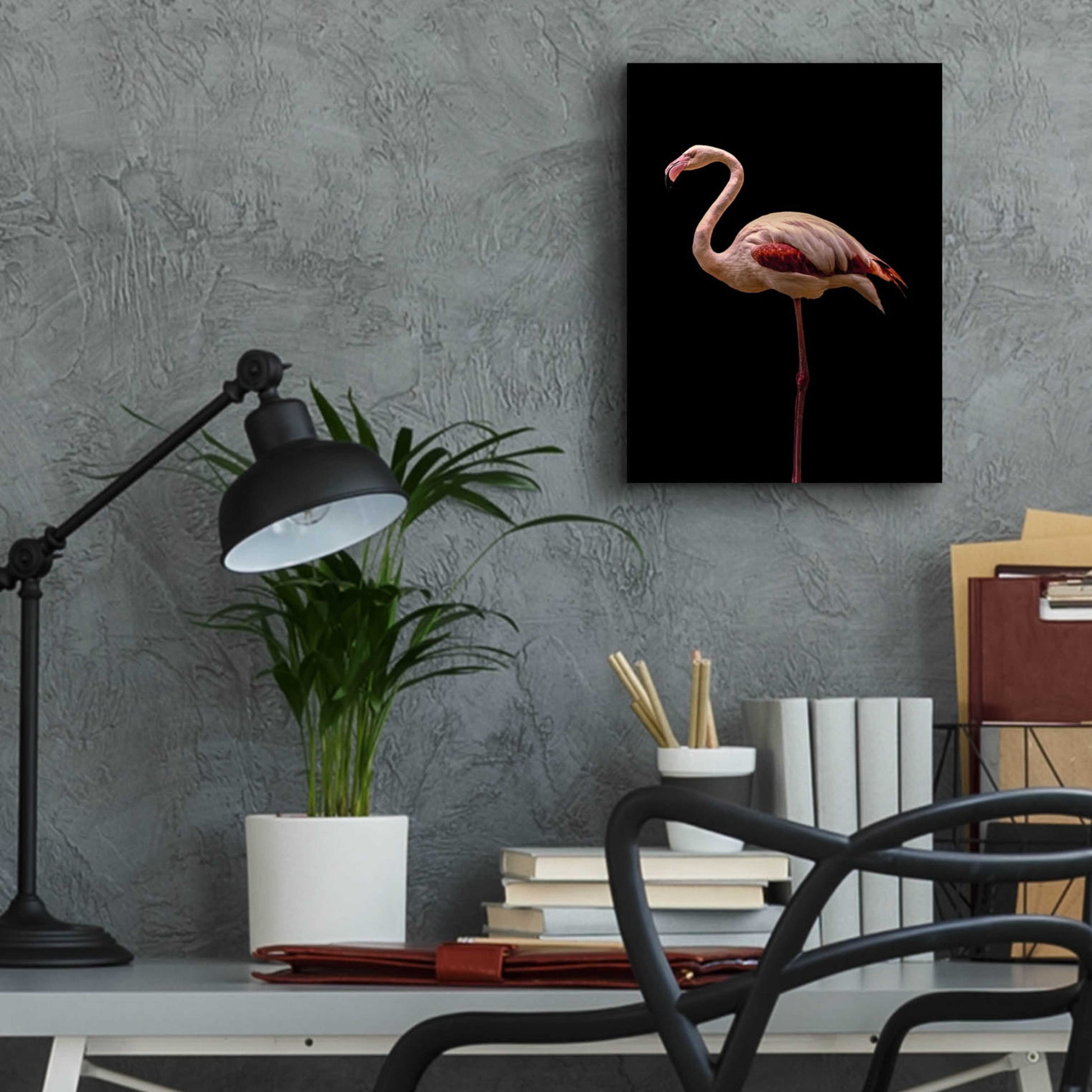 Epic Art 'Flamingo' by Incado, Acrylic Glass Wall Art,12x16