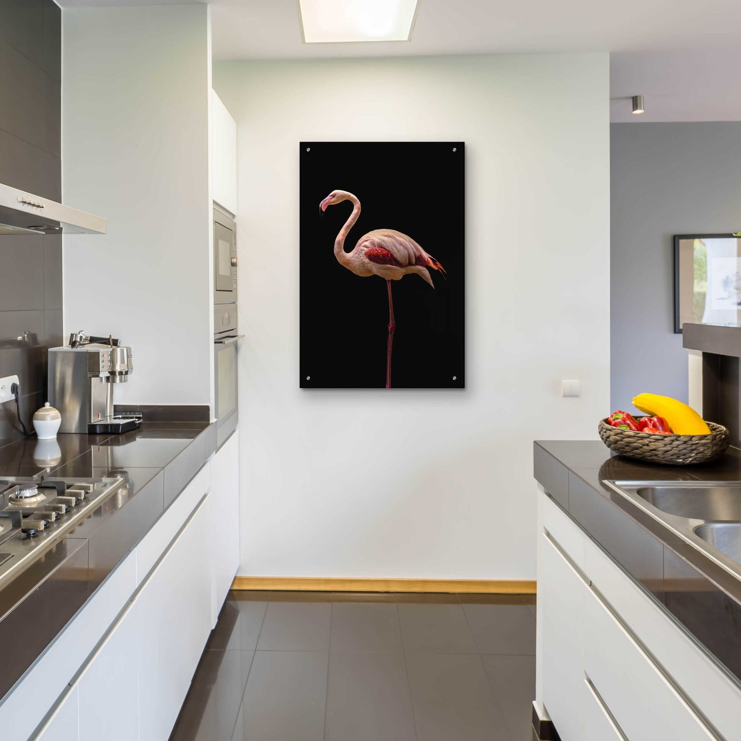 Epic Art 'Flamingo' by Incado, Acrylic Glass Wall Art,24x36