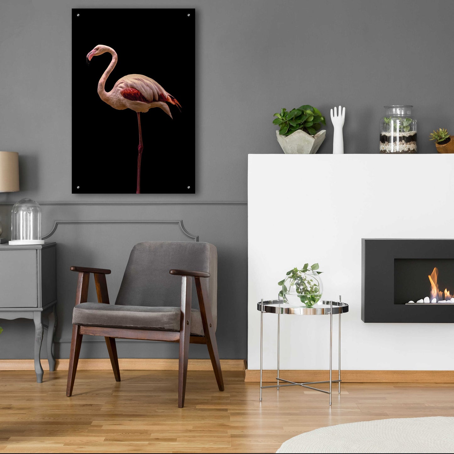 Epic Art 'Flamingo' by Incado, Acrylic Glass Wall Art,24x36