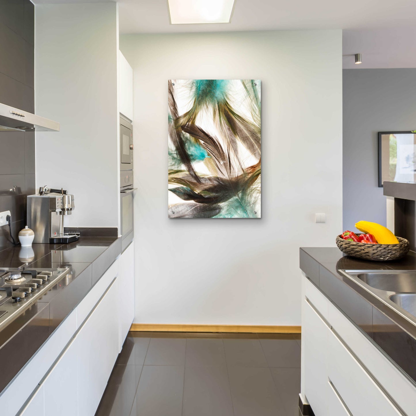 Epic Art 'Floating Feathers' by Incado, Acrylic Glass Wall Art,24x36