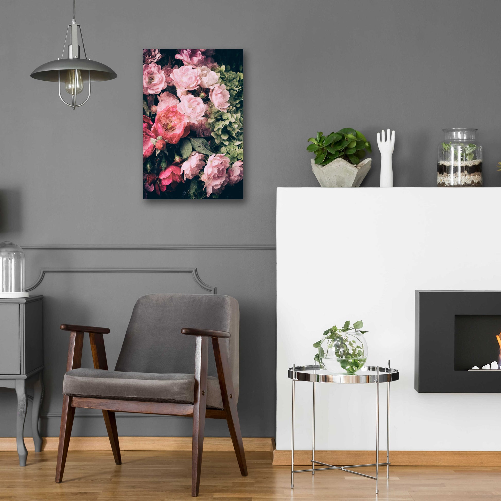 Epic Art 'Floral 28' by Incado, Acrylic Glass Wall Art,16x24