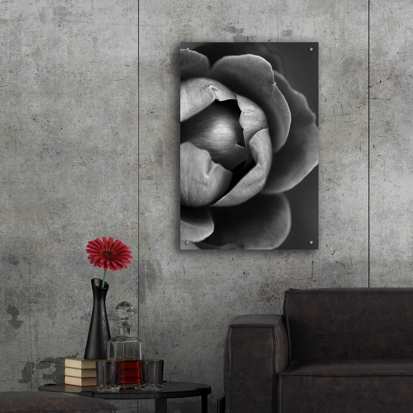 Epic Art 'Flower Bloom' by Incado, Acrylic Glass Wall Art,24x36