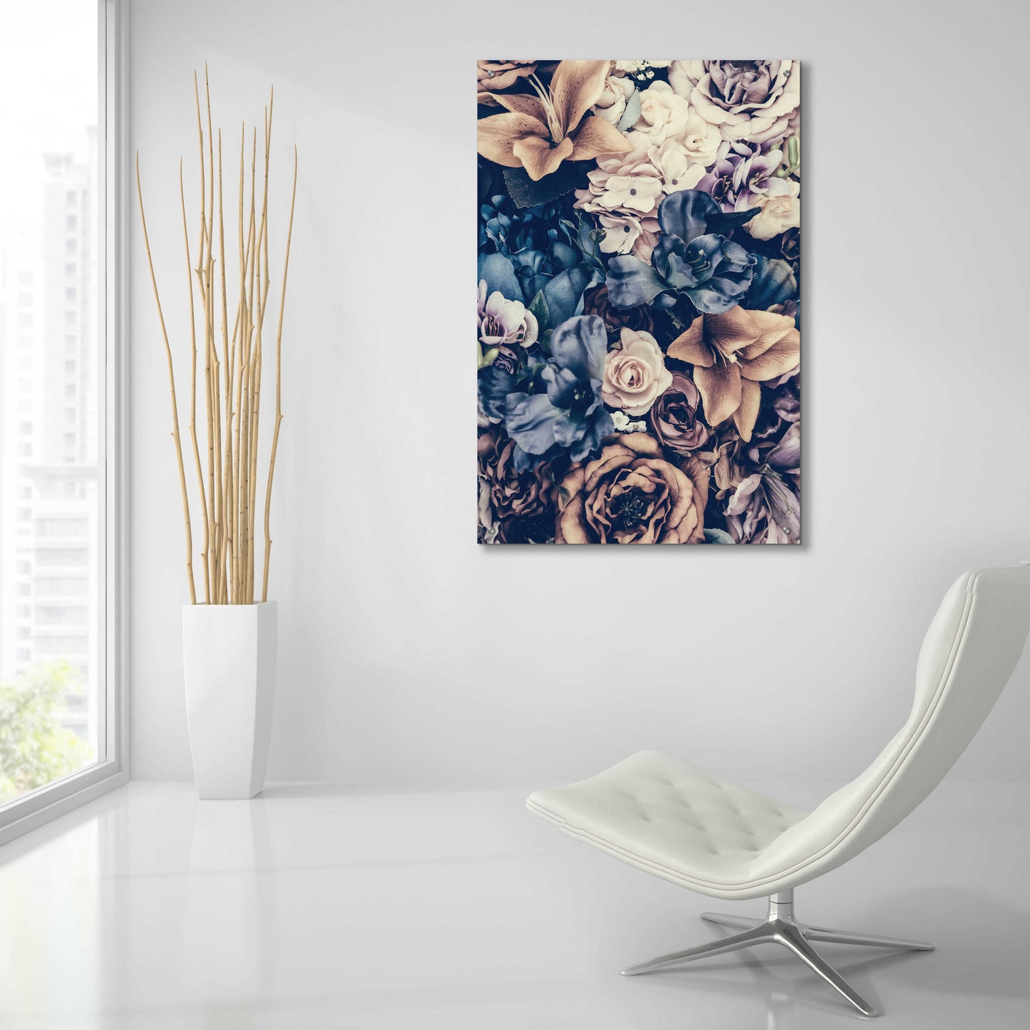 Epic Art 'Flower Cluster' by Incado, Acrylic Glass Wall Art,24x36