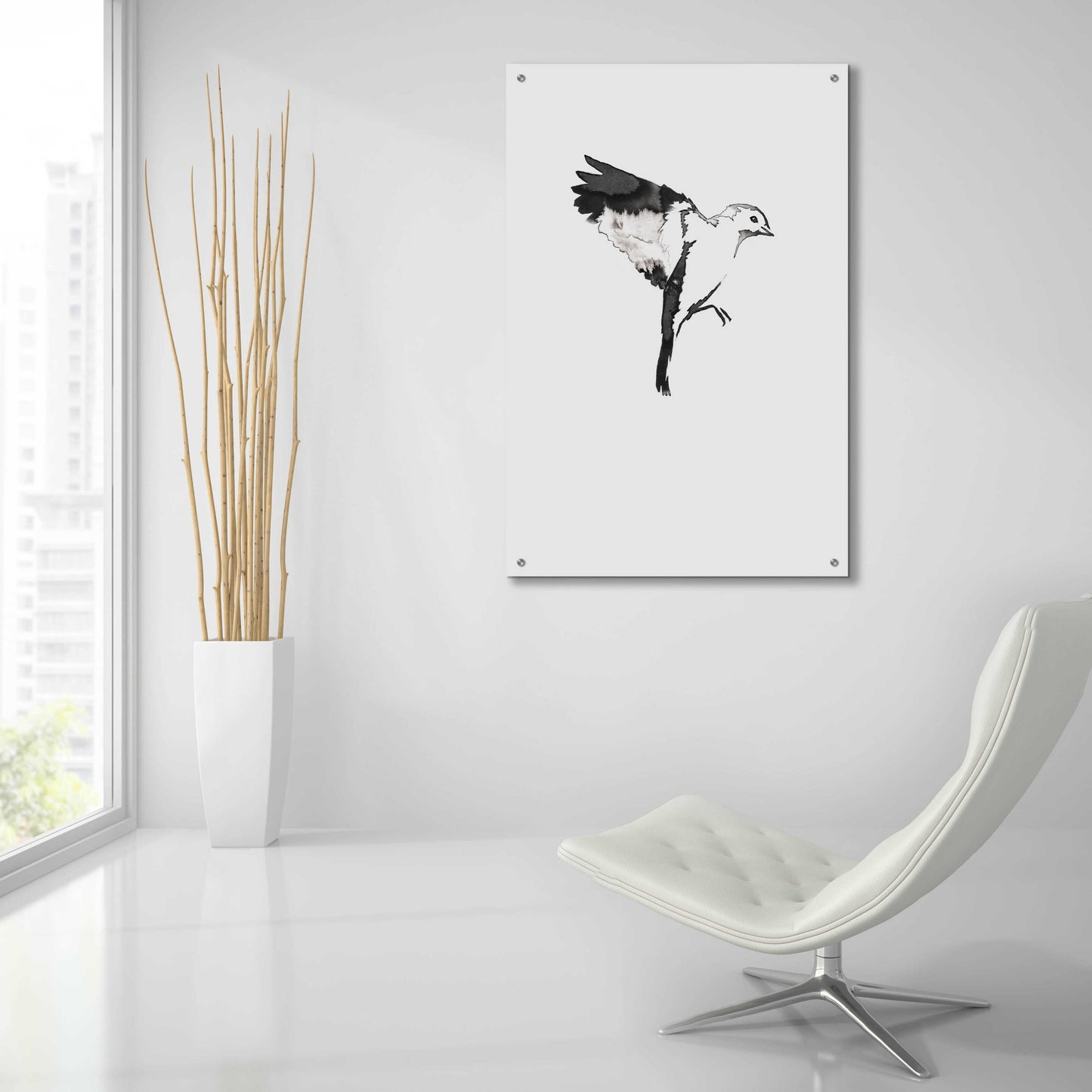 Epic Art 'Flying Bird I' by Incado, Acrylic Glass Wall Art,24x36