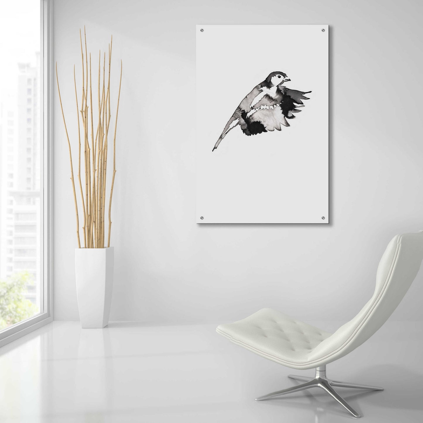 Epic Art 'Flying Bird II' by Incado, Acrylic Glass Wall Art,24x36